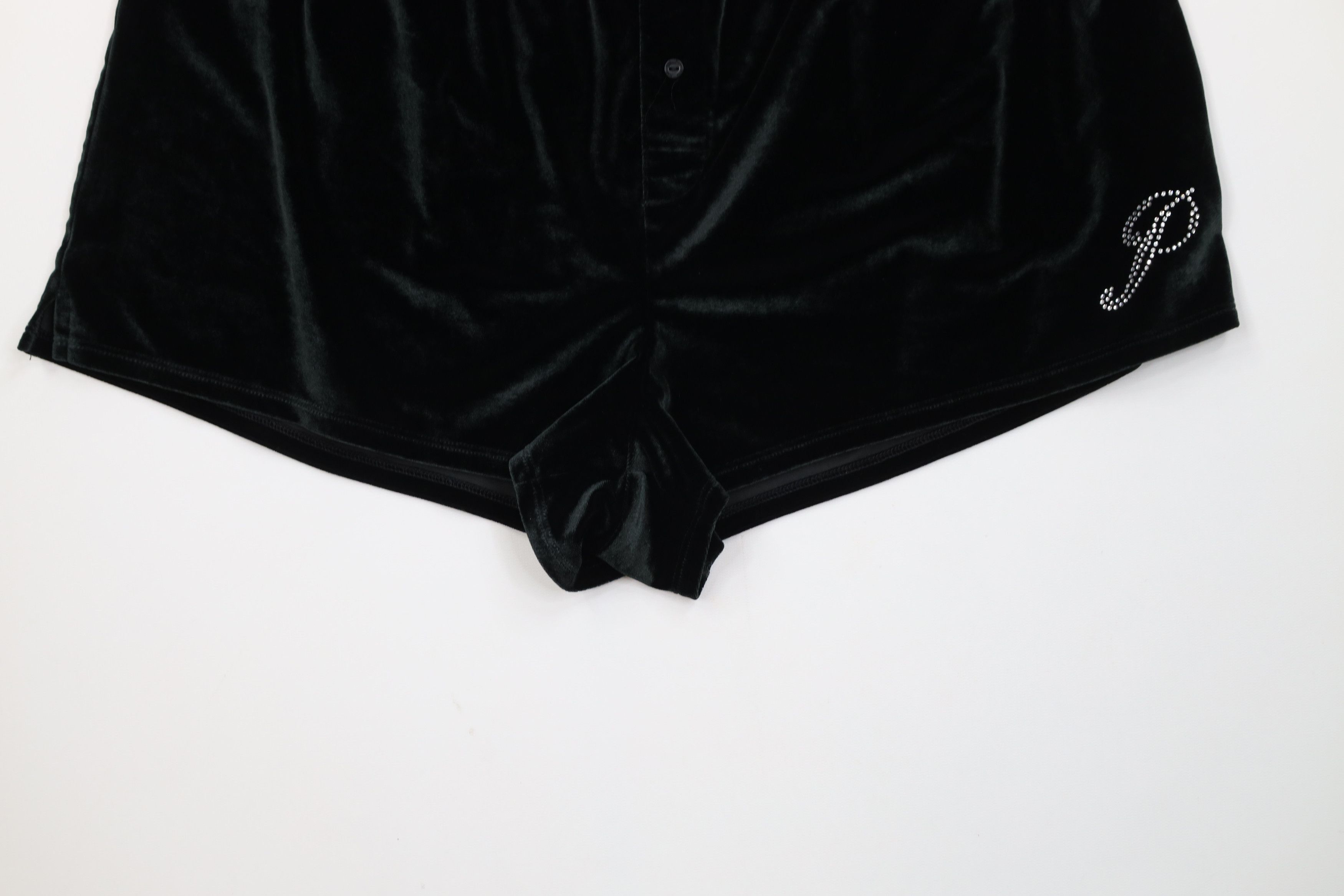 Victoria's Secret Vintage Y2K Victoria's Secret Pink Velour Sleep Shorts Size 33" - 4 Thumbnail