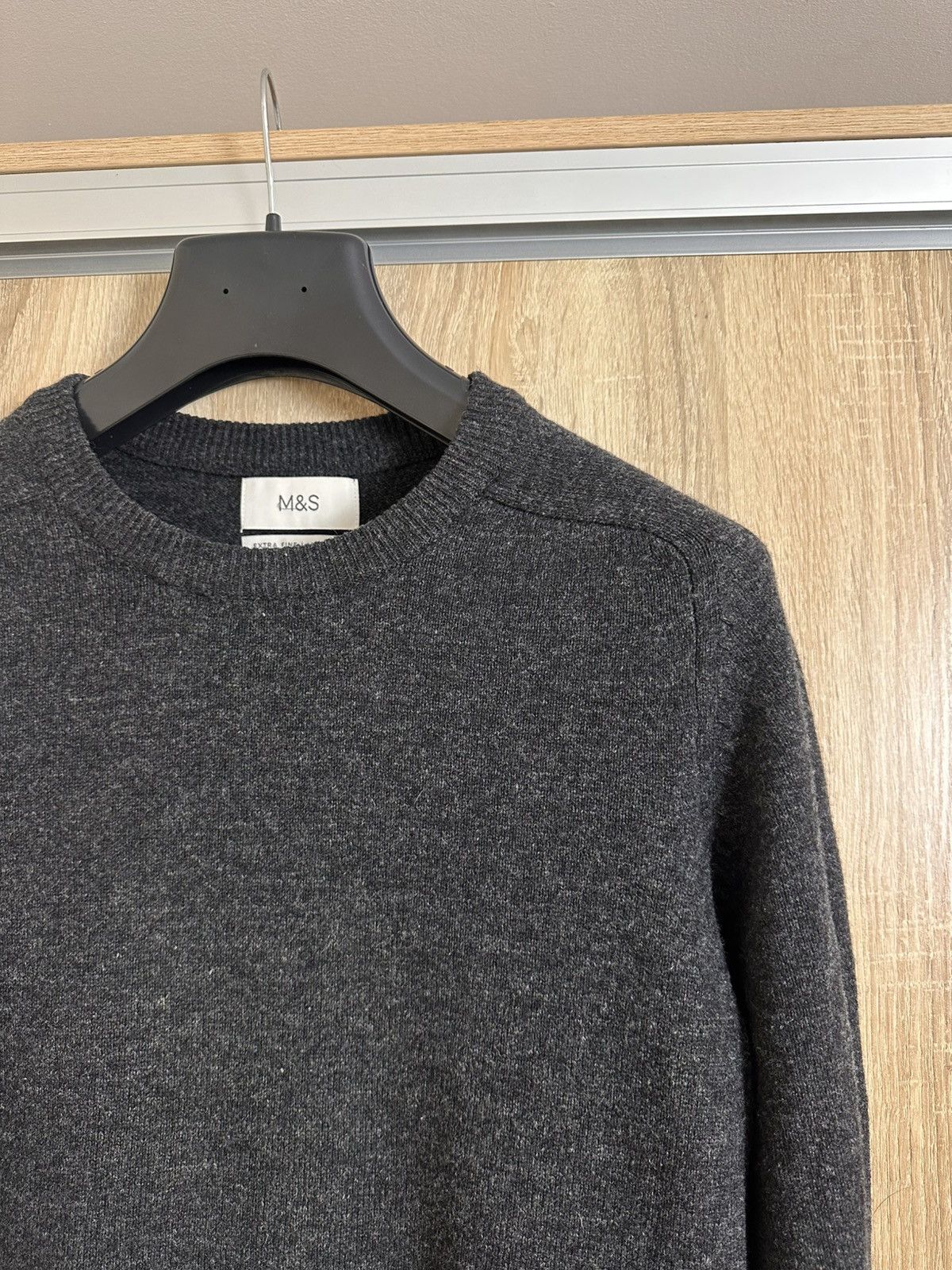 Marks & Spencer 🔥 Marks & Spencer Extra Fine Lambswool Sweater Pullover Men Size US L / EU 52-54 / 3 - 4 Thumbnail