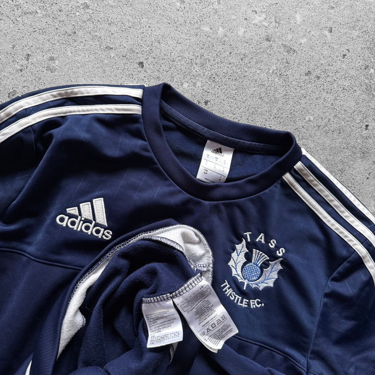 Adidas Adidas Mens TASS Thistle FC Football Training Sweatshirt Size US S / EU 44-46 / 1 - 6 Thumbnail