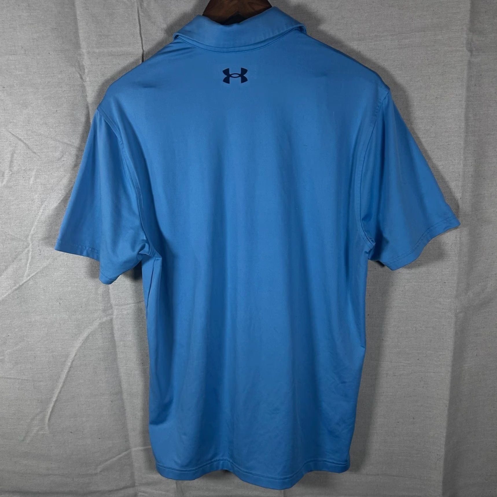 Under Armour Under Armour Mens HeatGear Polo Shirt Blue Short Sleeve Size Medium Size US M / EU 48-50 / 2 - 2 Thumbnail