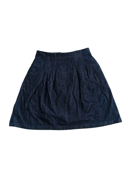 MOUSSY MOUSSY Mini Skirt Dark Blue Denim Japanese Brand Size 25" / US 0 / IT 36 - 2 Thumbnail