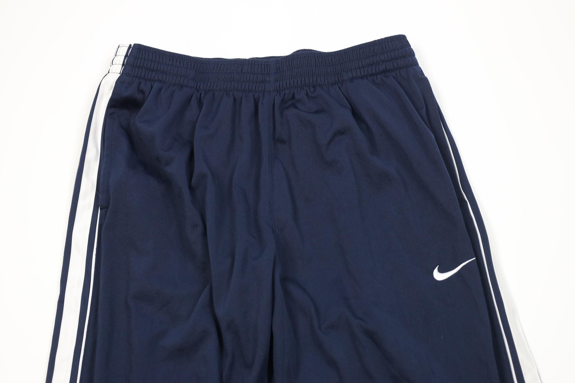 Nike Vintage Y2K Nike Scott Mini Swoosh Wide Leg Sweatpants Blue Size US 36 / EU 52 - 2 Thumbnail