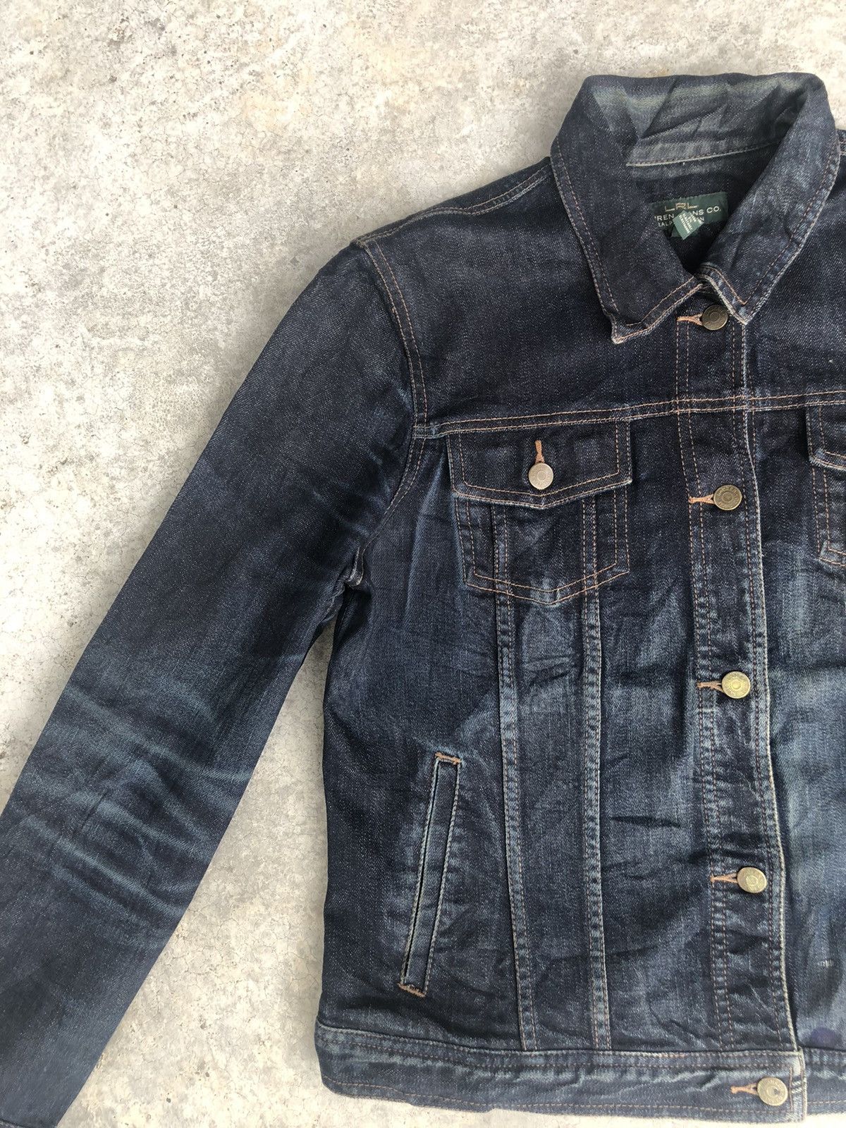 Lauren Ralph Lauren Ralph Lauren Denim Jacket Distressed Denim Size US L / EU 52-54 / 3 - 6 Thumbnail