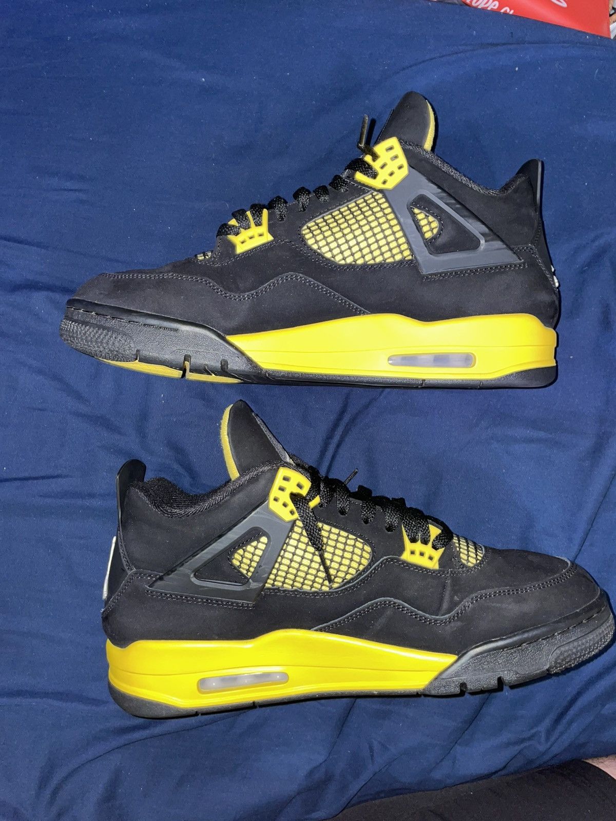 Jordan Brand Jordan 4 “Thunder 2023” Size US 12 / EU 45 - 2 Thumbnail
