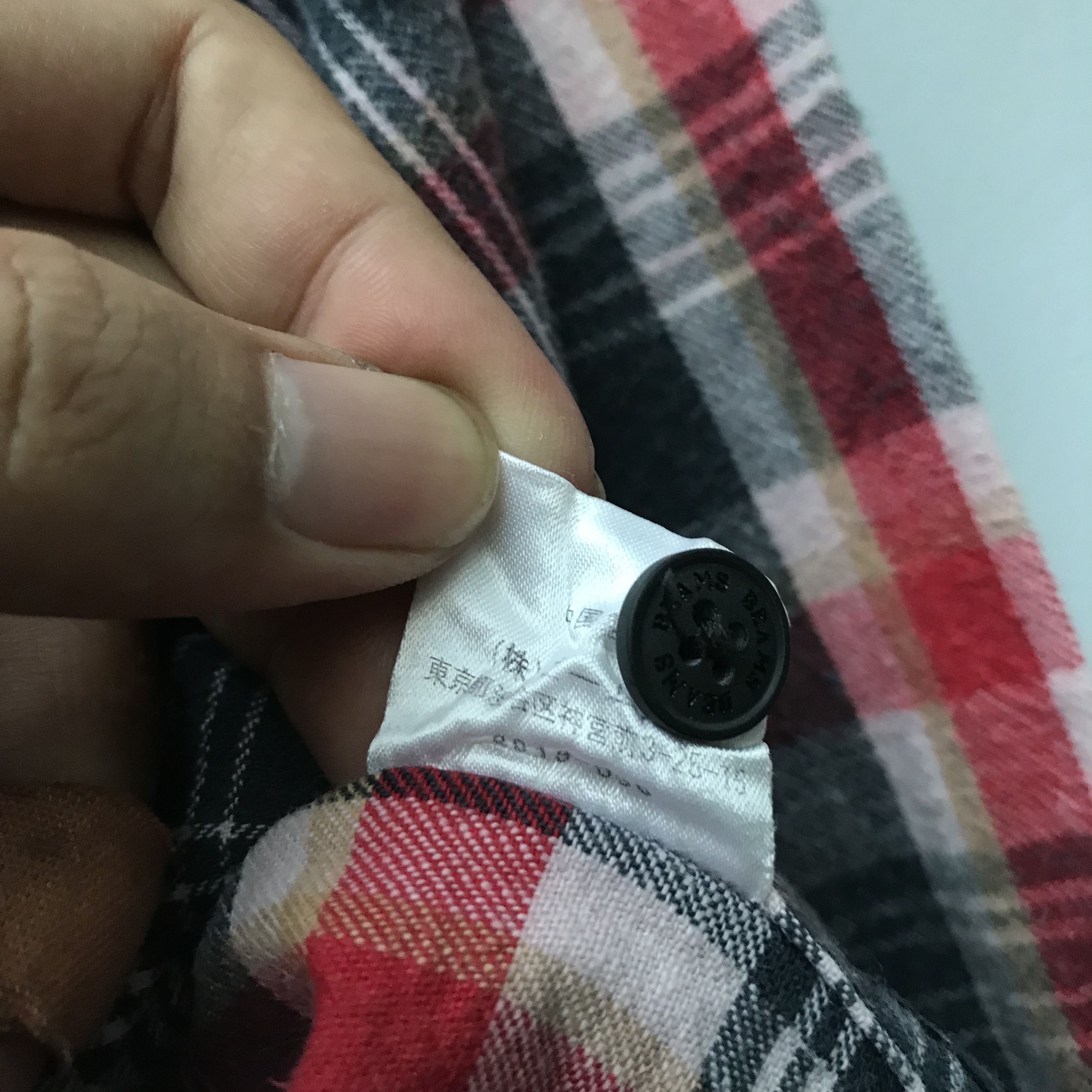 Beams Japan × Vintage Vintage Beams Heart Plaid Tartan Flannel Made in japan Size US S / EU 44-46 / 1 - 14 Thumbnail