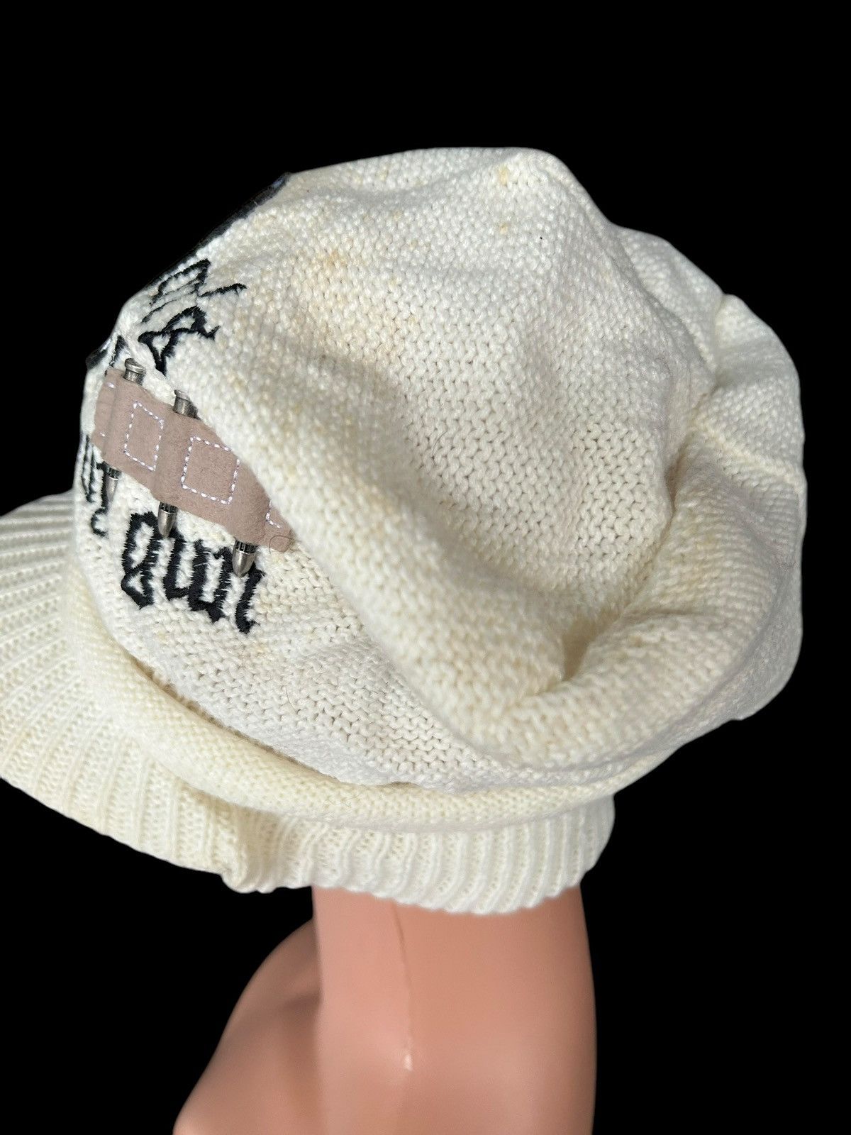 14th Addiction × Japanese Brand × Le Grande Bleu (L.G.B.) Skull Japanese Punk Bondage Style Big Hats ☠️☠️🎌 Size ONE SIZE - 13 Thumbnail