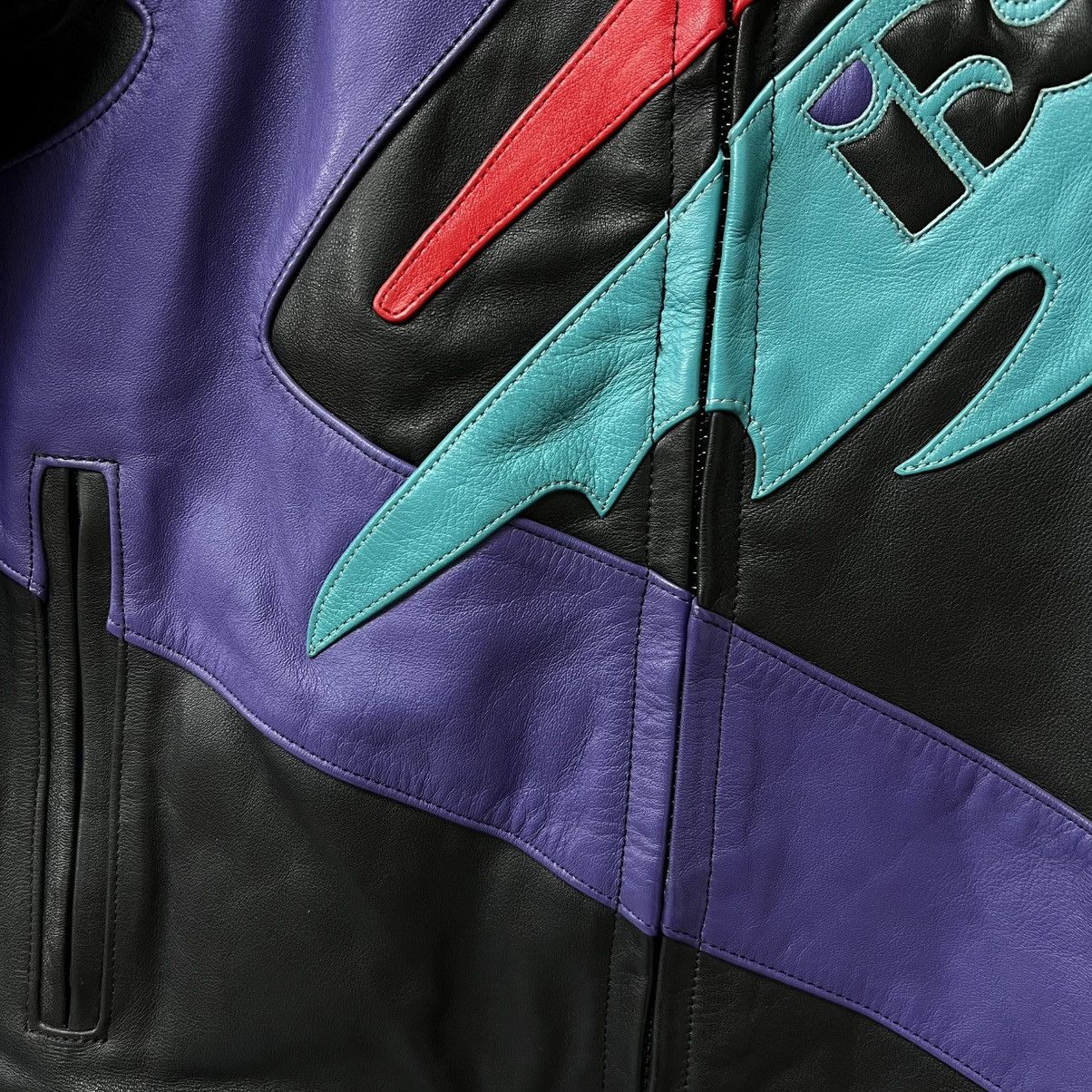 Leather iXS Motorcycle Leather Jacket Racing y2k Size M / US 6-8 / IT 42-44 - 9 Thumbnail