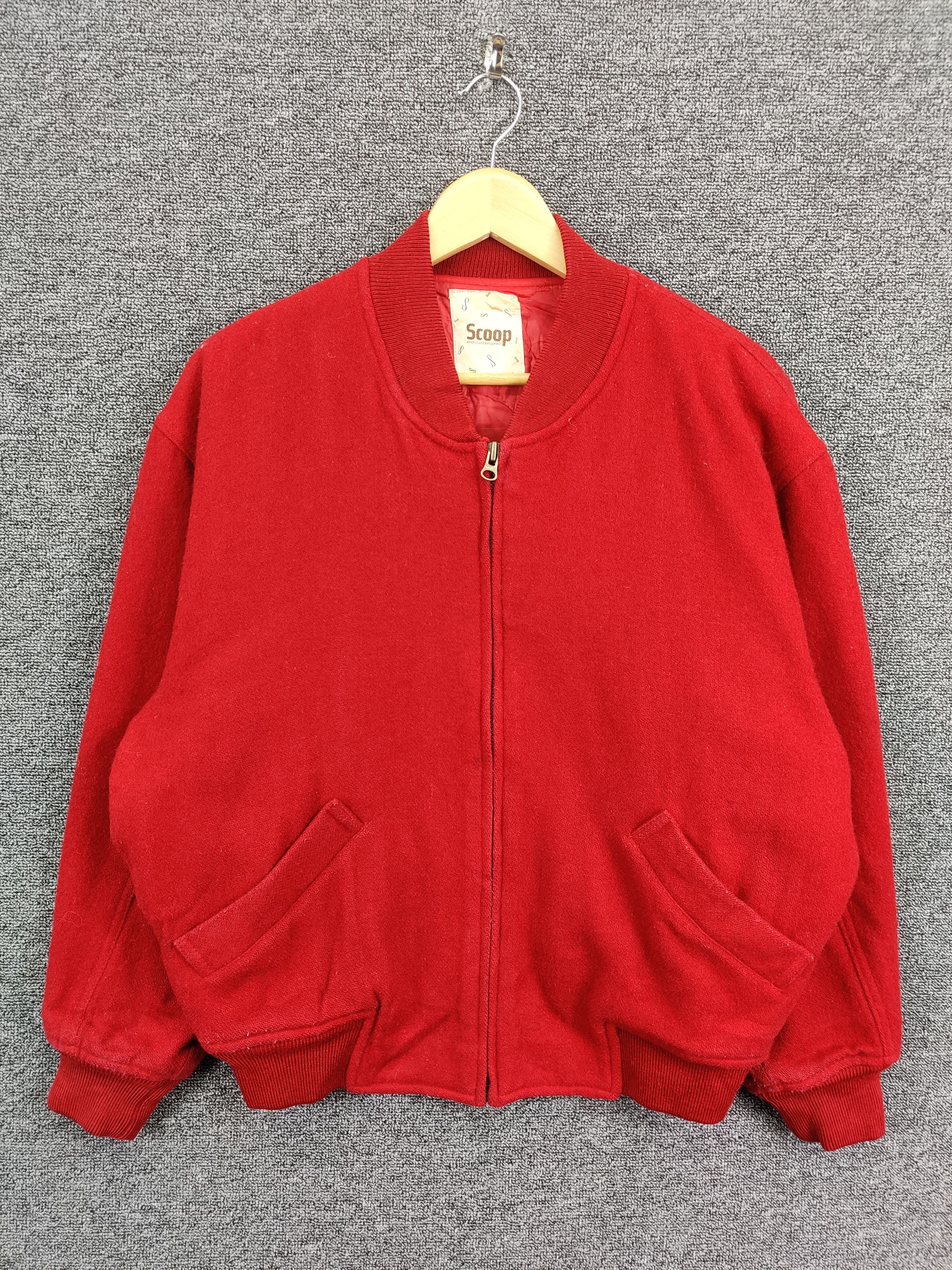 Japanese Brand Vintage Scoop Embroidery Wool Varsity Jacket Size US M / EU 48-50 / 2 - 4 Thumbnail