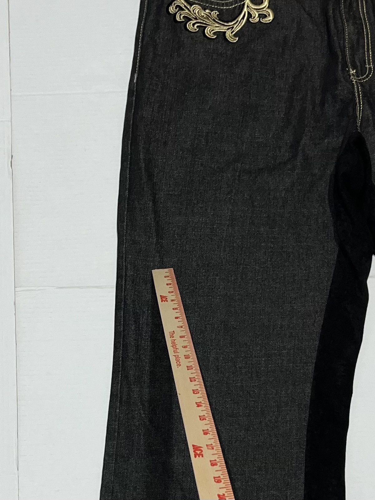 Clench Vintage Clench Jeans Dragon Embroidery 42x32 Baggy Y2k 90s Size US 42 / EU 58 - 12 Thumbnail