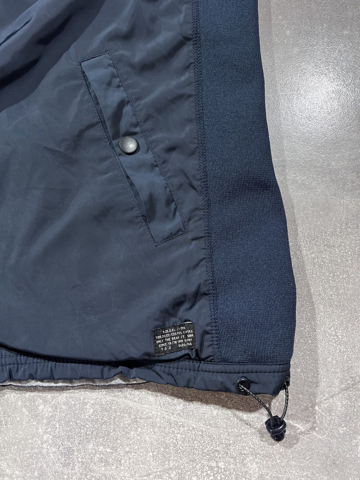Diesel Vintage Diesel Hoodie Jacket 2n1 Nylon Zip Y2k style Size US S / EU 44-46 / 1 - 14 Thumbnail