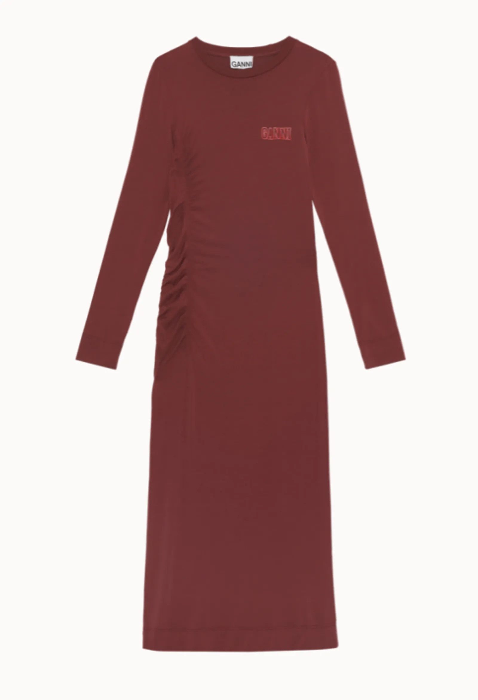 Ganni Ganni Ganni crinkle maxi dress Dress Size XS / US 0-2 / IT 36-38 - 1 Thumbnail