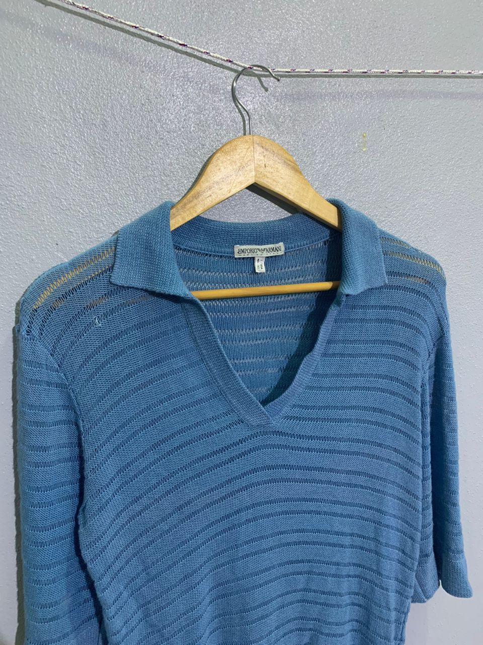 Emporio Armani Archive Runway Knit Polo 90s