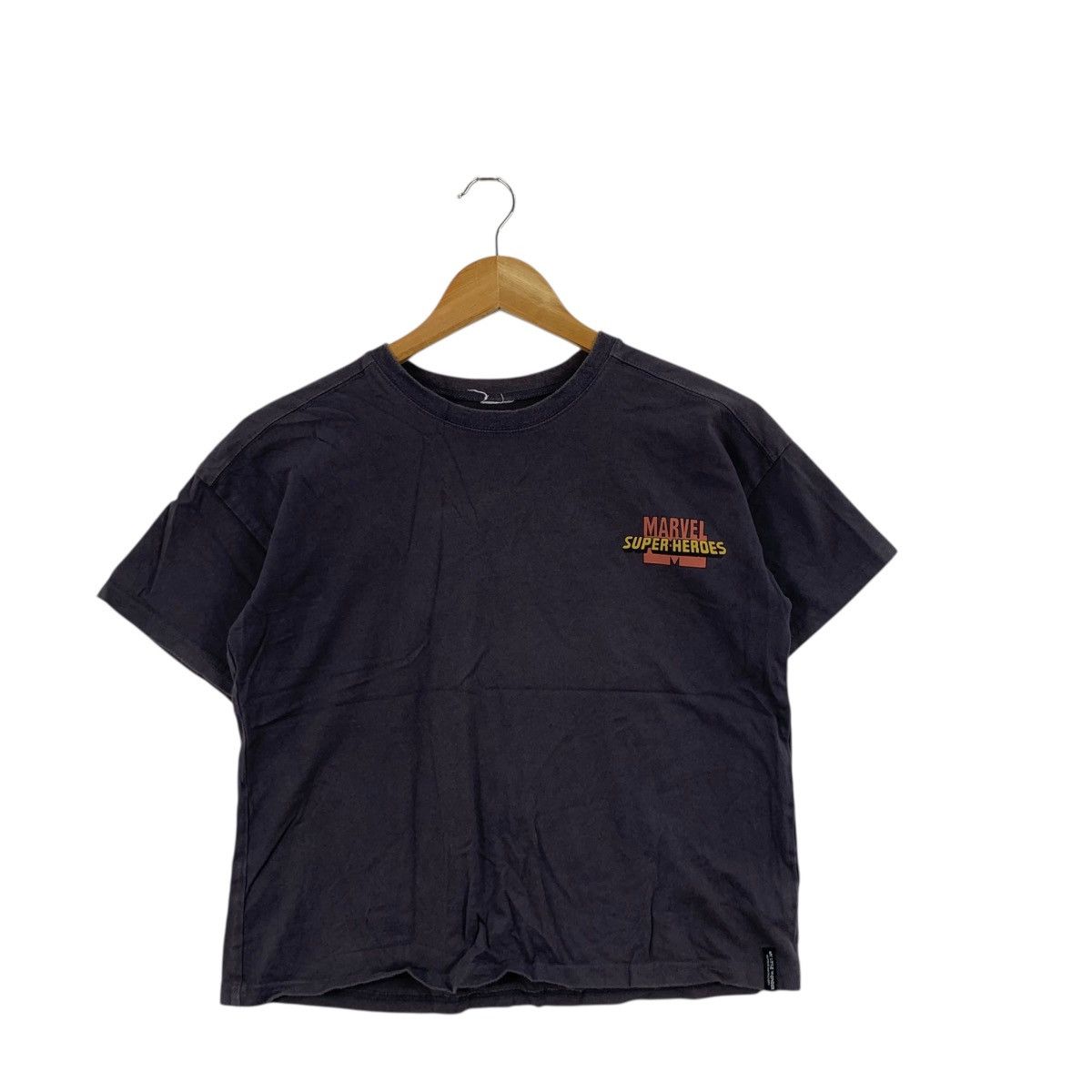 Marvel Comics MARVEL SUPER HEROES My Little Wonder Crop Tee Shirt Top Size S / US 4 / IT 40 - 5 Thumbnail