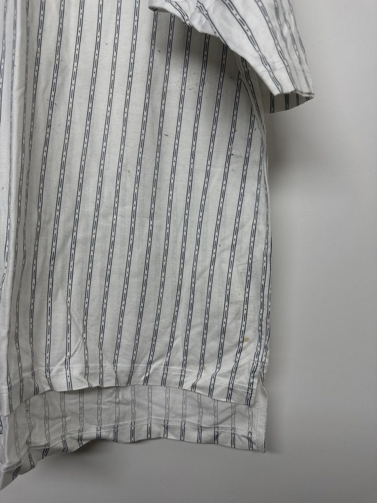 Nike 90s Vintage Nike Court White Stripped Polo Size US XL / EU 56 / 4 - 9 Thumbnail