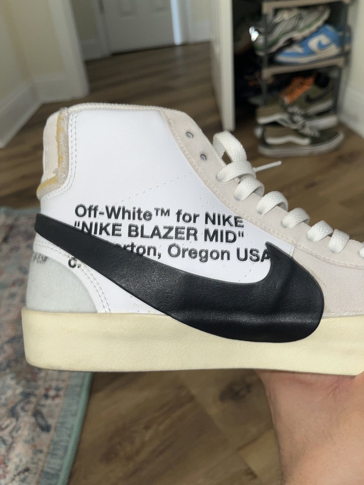Nike × Off-White Nike OFF WHITE Blazer Mid “THE TEN” Size US 8 / EU 41 - 22 Thumbnail