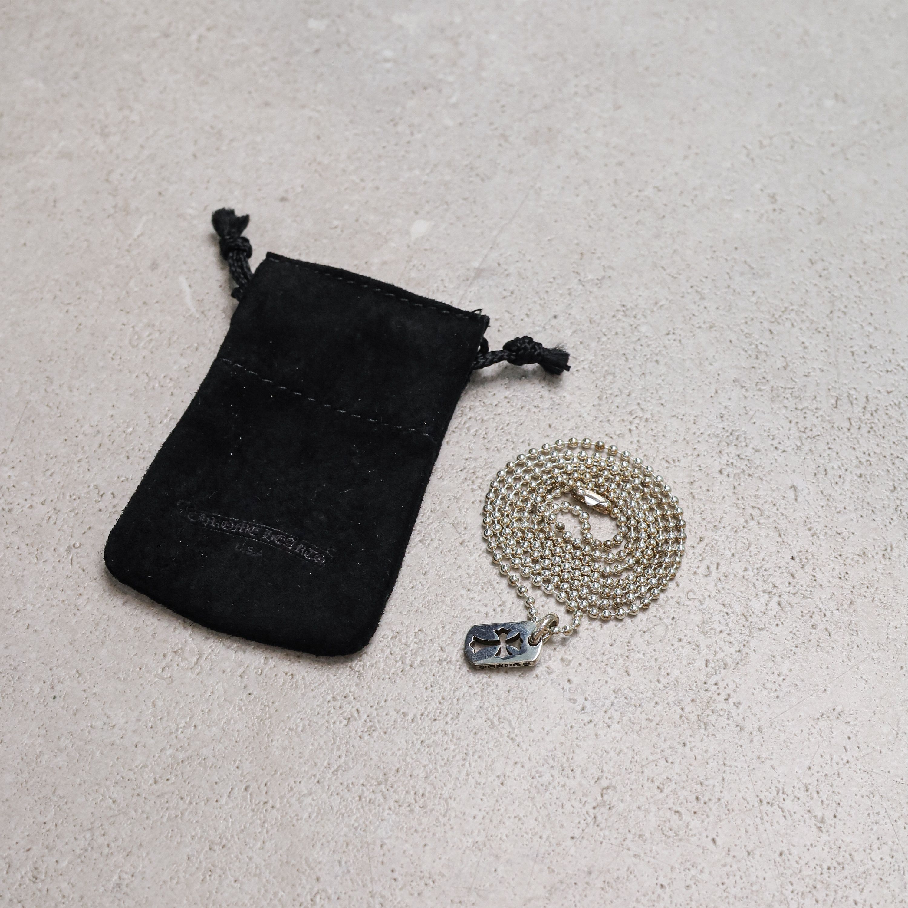 Chrome Hearts Chrome Hearts Dog Coss sliver Tiny Co necklace Size ONE SIZE - 7 Thumbnail