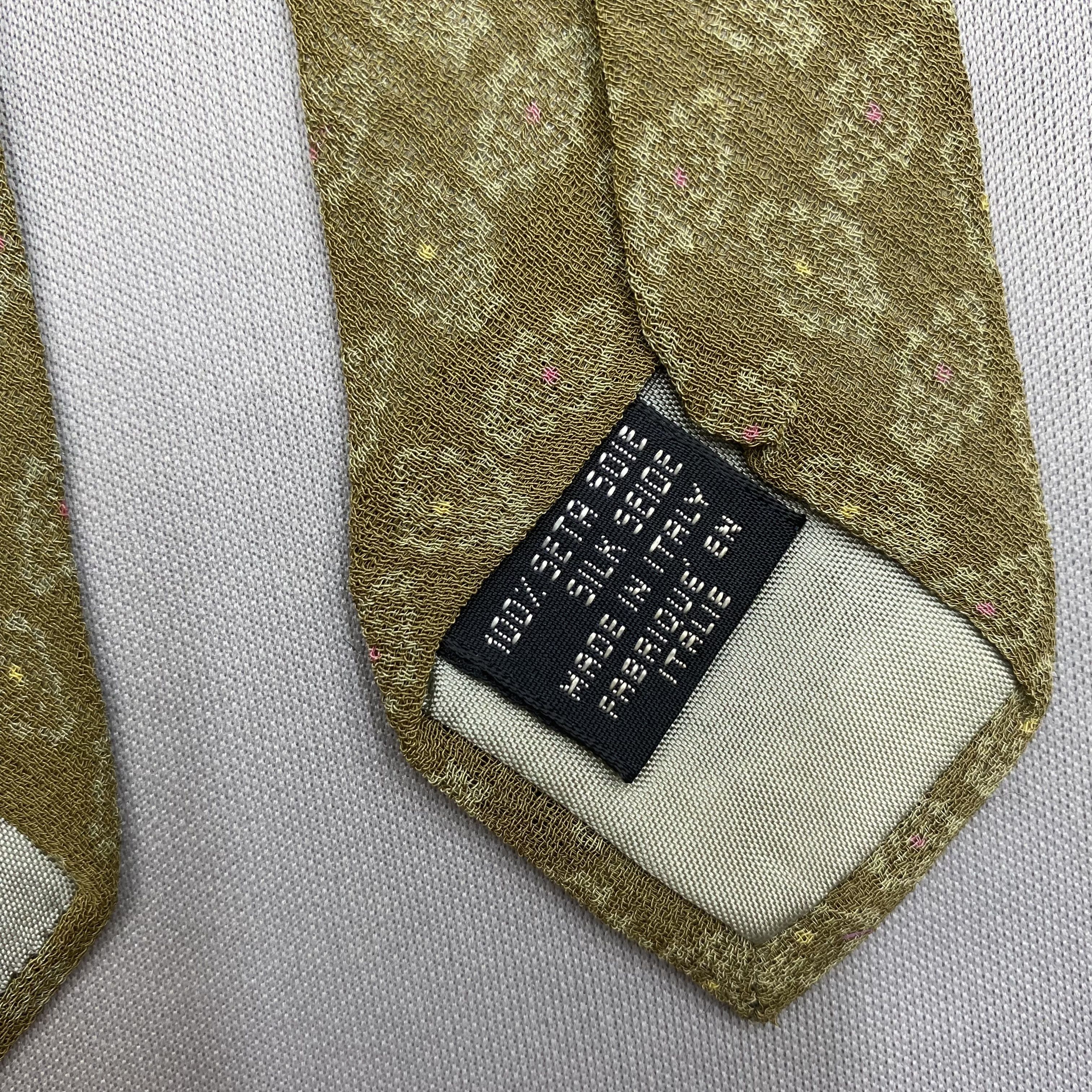 Giorgio Armani Vintage Giorgio Armani SILK Necktie Cravate Pure Silk Size ONE SIZE - 8 Thumbnail