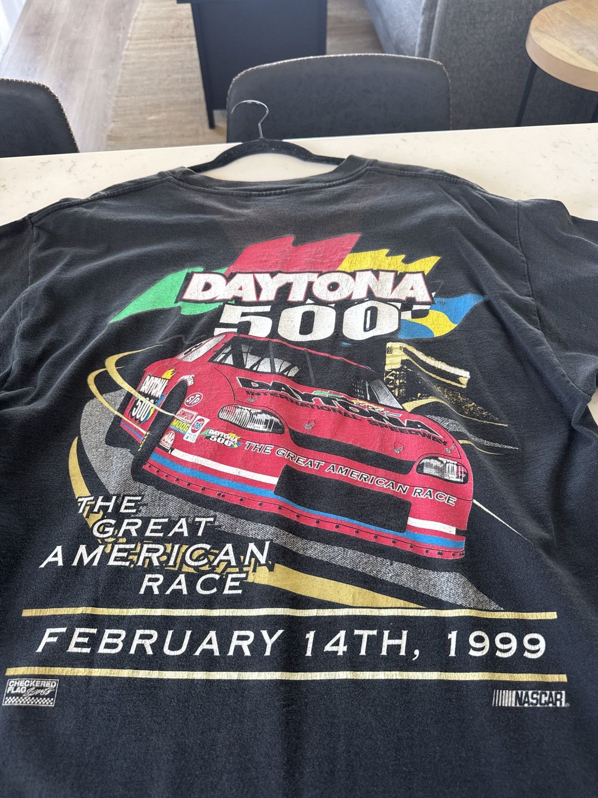Vintage 1999 nascar Daytona 500 t shirt Size US XL / EU 56 / 4 - 6 Thumbnail