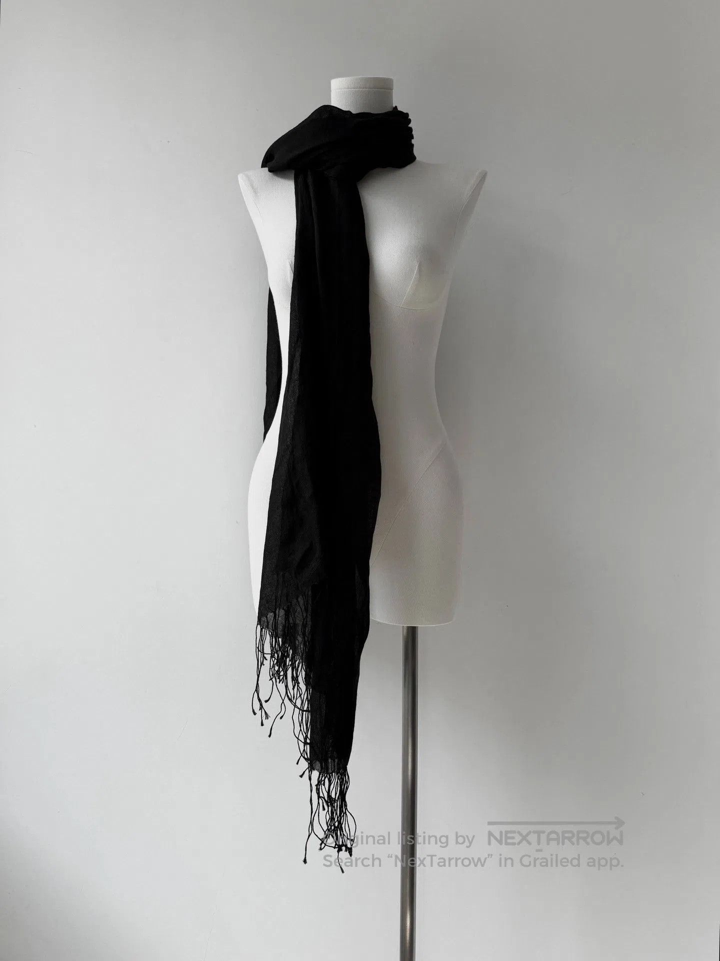 Yohji Yamamoto Yohji Yamamoto Y's 08SS Sheer Scarf. Size ONE SIZE - 2 Thumbnail