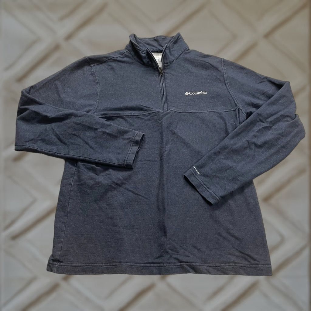 Vintage Columbia Omni Wick Sweatshirt Mens Small Blue 1/4 Zip High Neck Pullover Jacket Size US S / EU 44-46 / 1 - 1 Thumbnail
