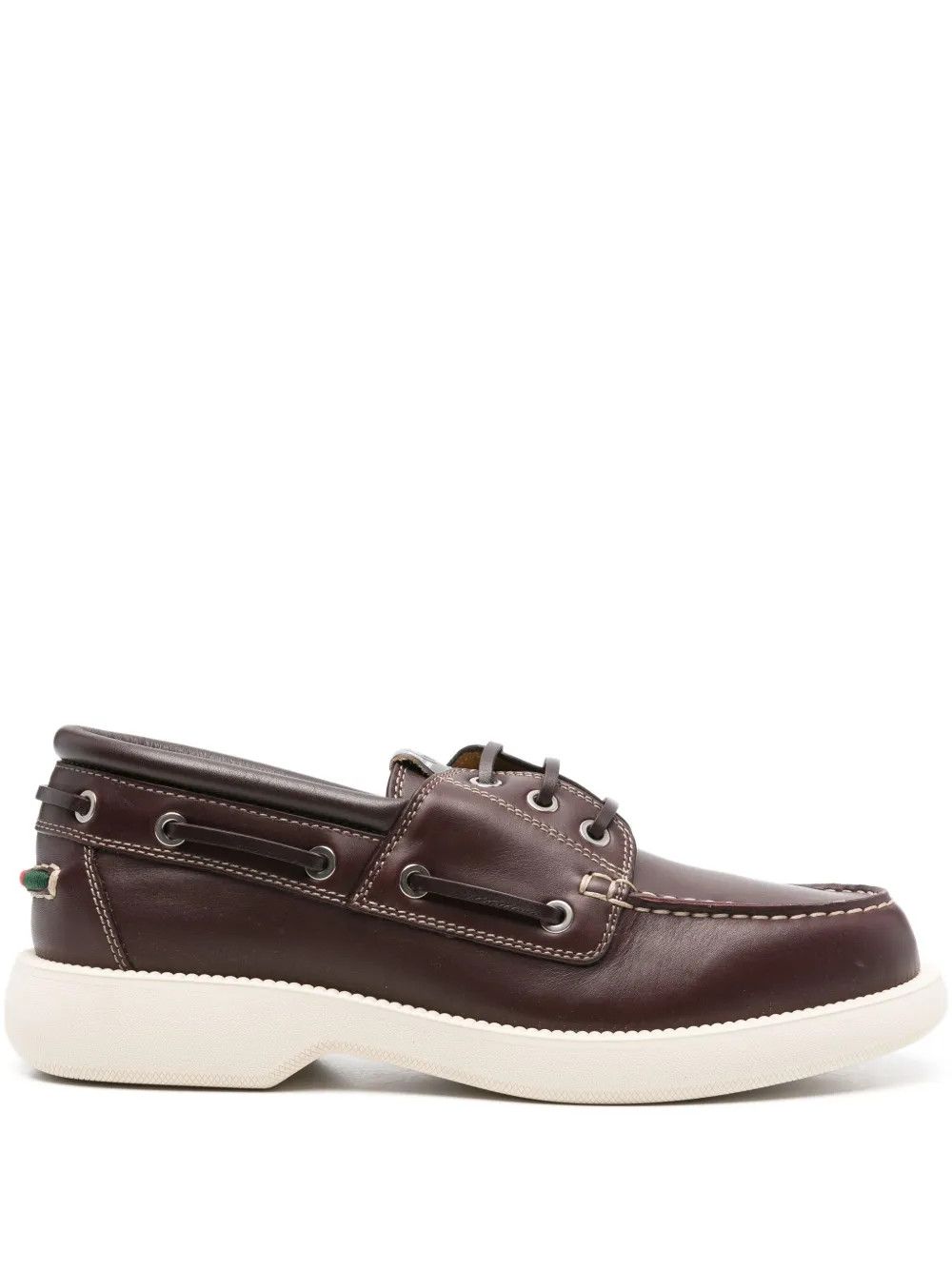 Gucci o1loc1c0226 816268 Men's Lace-Up Shoes in Brown Size US 7.5 / EU 40-41 - 1 Thumbnail