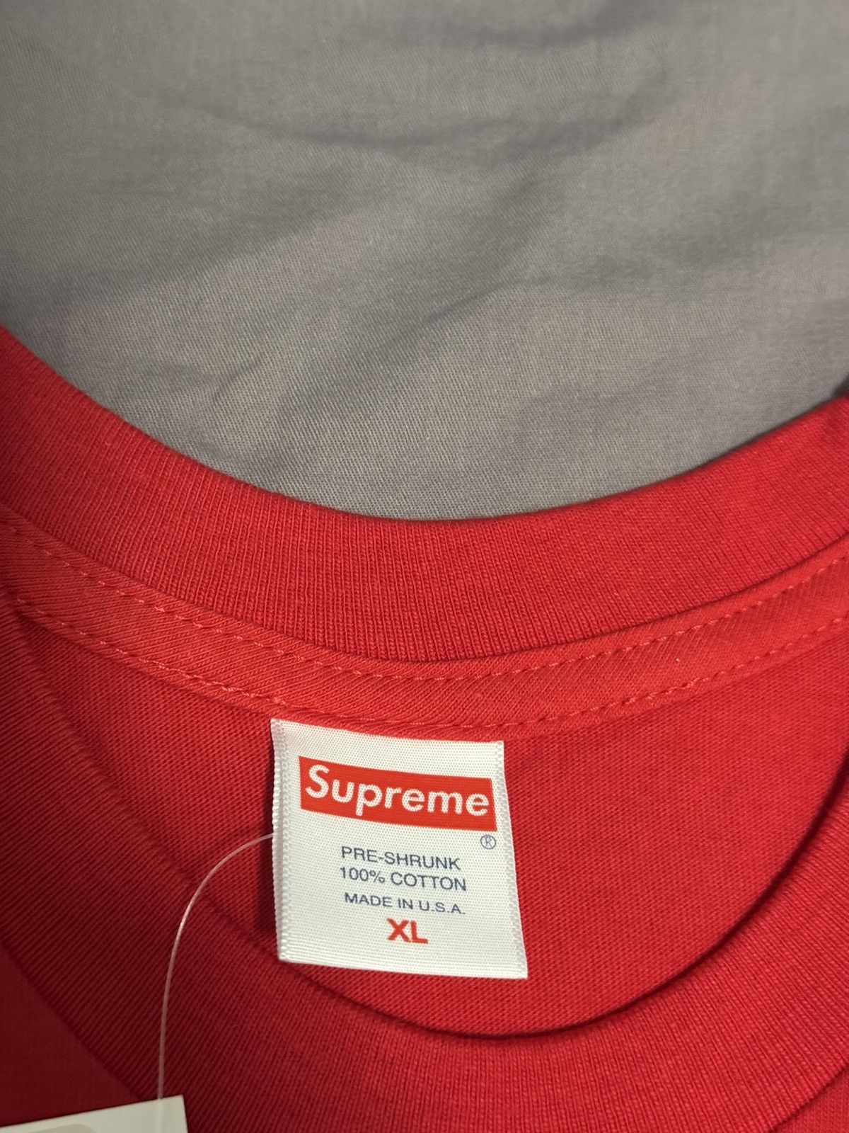 Supreme Supreme king of new York tee T-shirt red Size US XL / EU 56 / 4 - 4 Thumbnail
