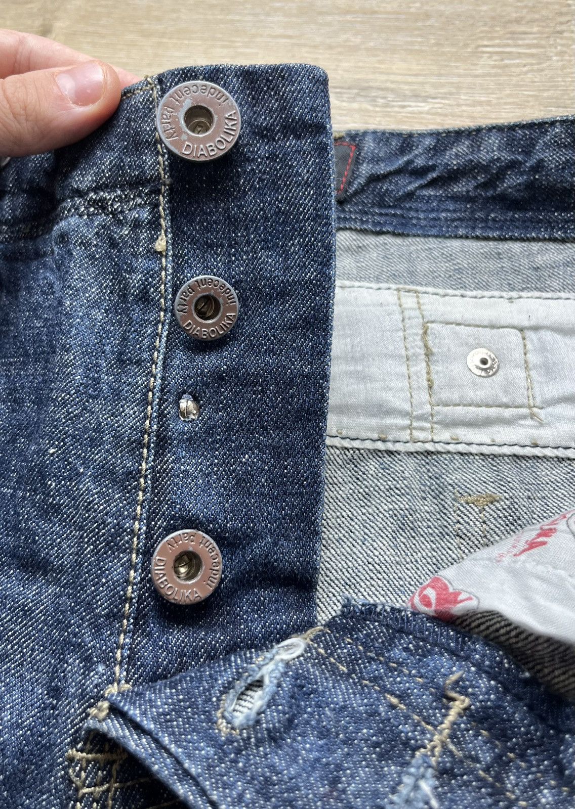 Other IF SIX WAS NINE STYLE DIABOLIKA JAPANESE BONDAGE SHORTS 90S Size US 32 / EU 48 - 13 Thumbnail