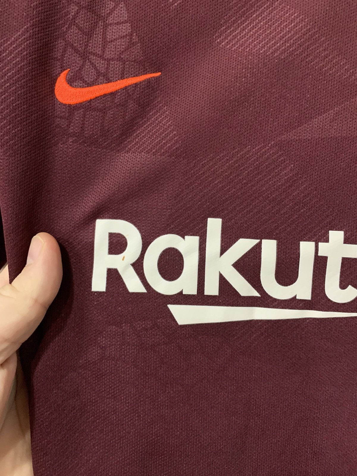 Nike Barcelona 2018 Third Football Shirt Nike Soccer Jersey #10 Size US XS / EU 42 / 0 - 8 Thumbnail