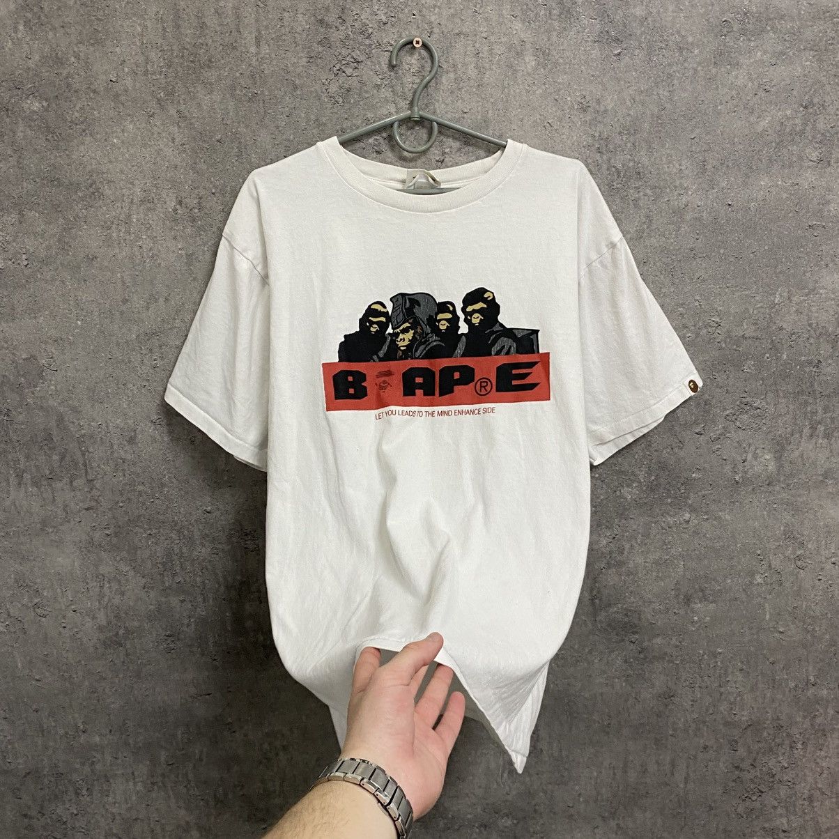 Bape A Bathing Ape Bape T Shirt Big Logo Tee Y2K Size US XL / EU 56 / 4 - 2 Thumbnail