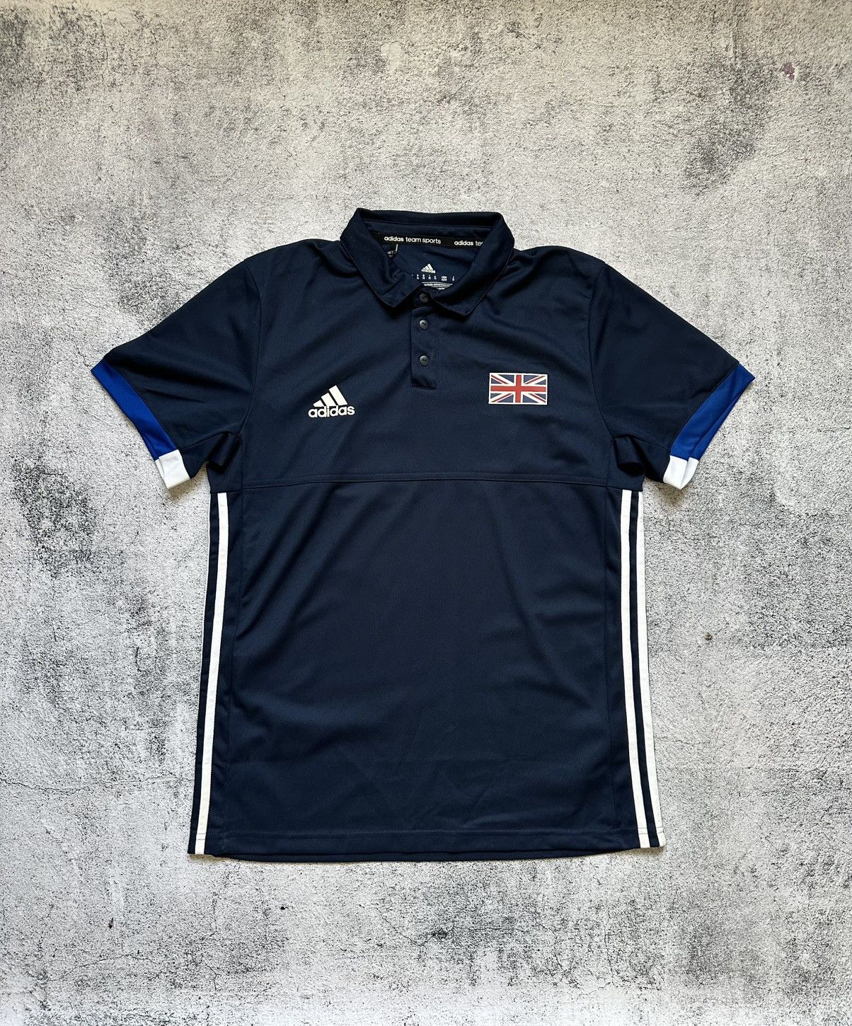 Adidas Adidas Great Britain T-shirt Big Logo Blue Fit Size US M / EU 48-50 / 2 - 1 Thumbnail