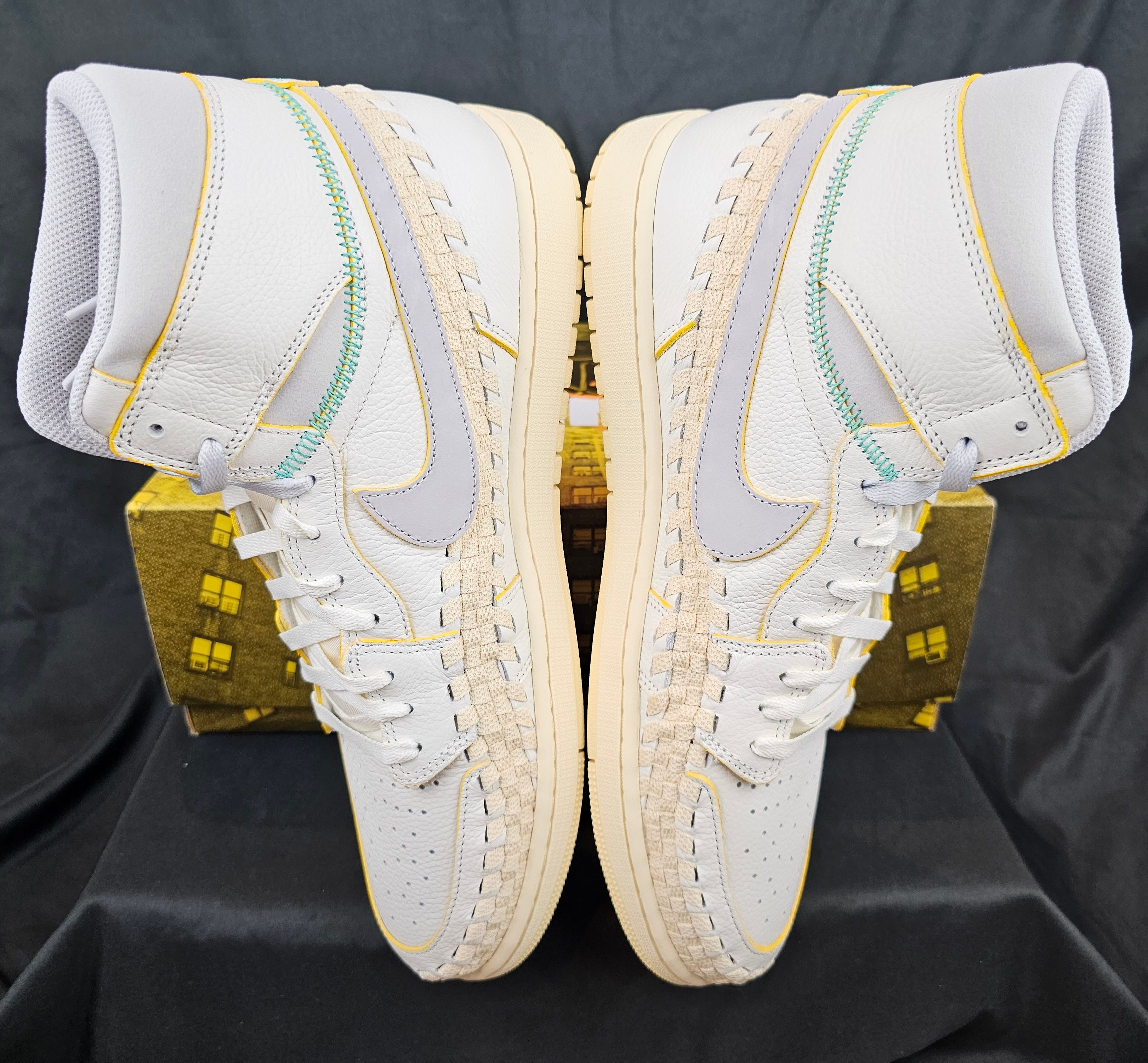 Jordan Brand Nike Jordan 1 Retro Hi OG SP Union LA Bephies Beauty Supply Size US 14 / EU 47 - 5 Thumbnail