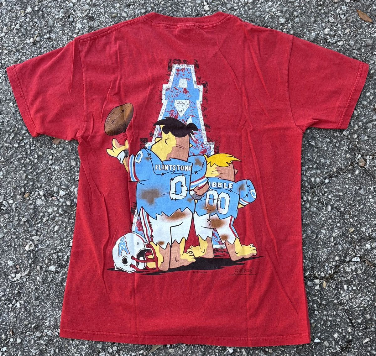 Other Vintage 1994 Houston Oilers Flintstones Double Sided Size US M / EU 48-50 / 2 - 4 Thumbnail