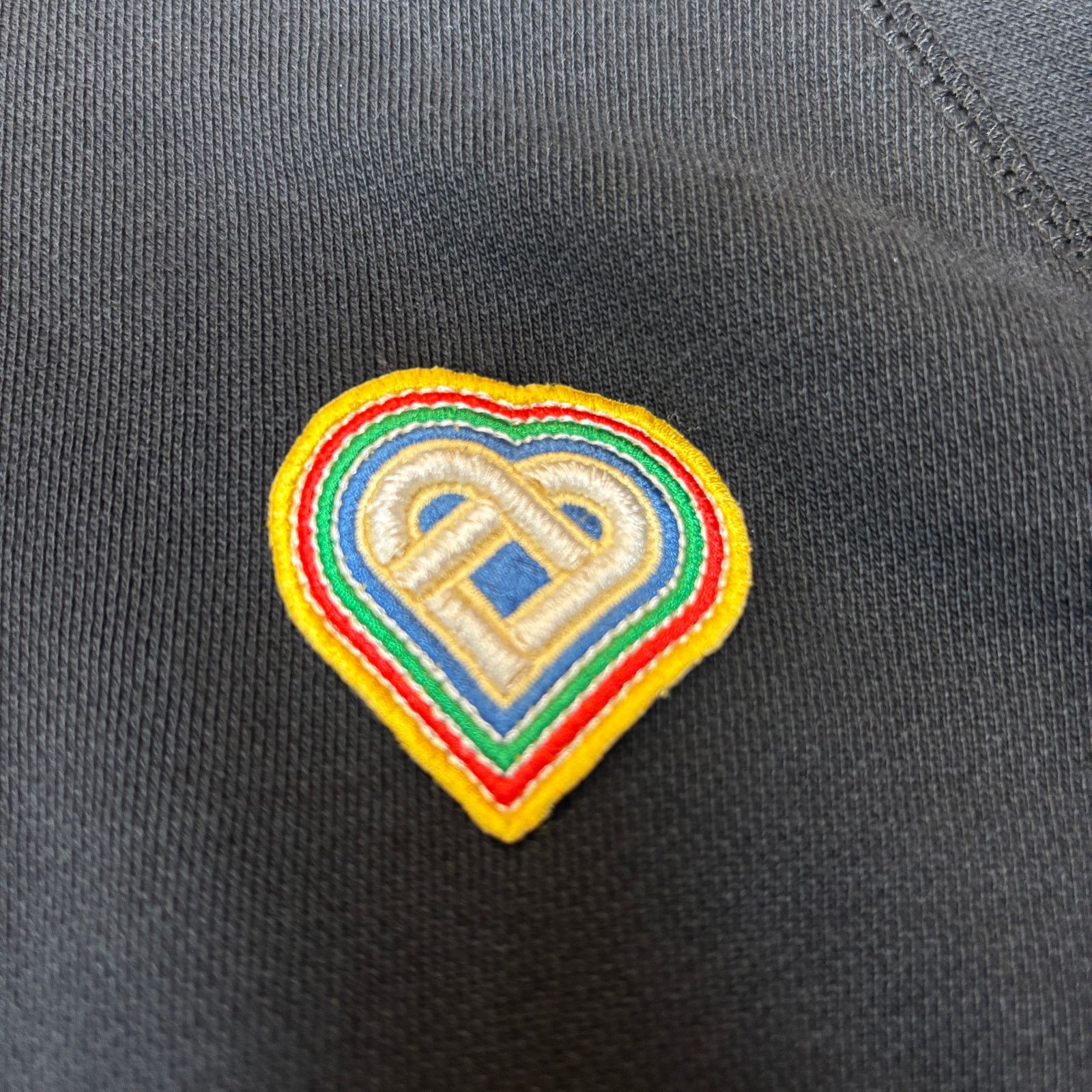 Casablanca Casablanca Tennis Club Rainbow Heart Crop Hoodie Women's XS Size XS / US 0-2 / IT 36-38 - 3 Thumbnail