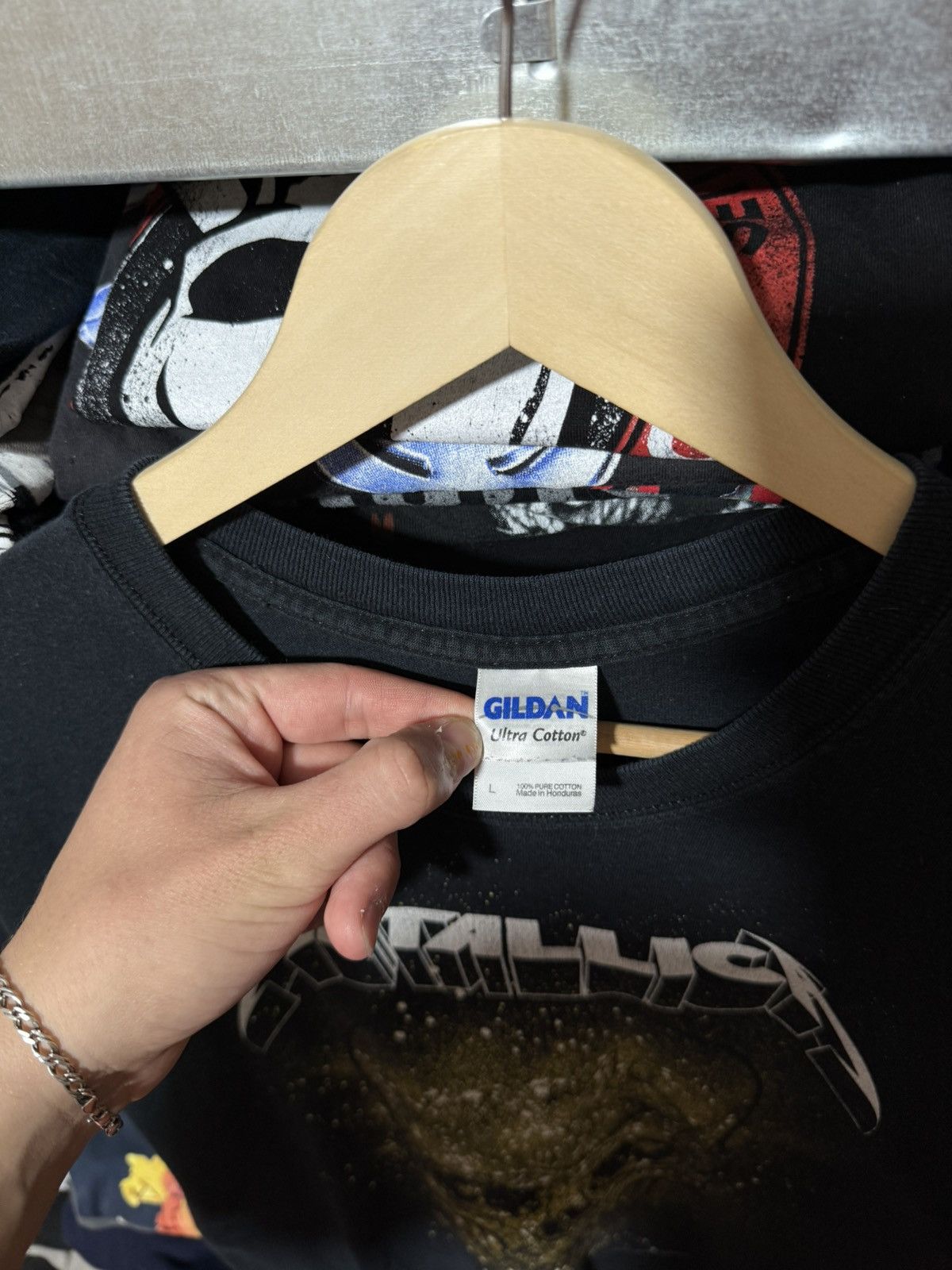 Band Tees Vintage 2008 Metallica Skull Death Rock Band Retro T-Shirt Size US XL / EU 56 / 4 - 4 Thumbnail