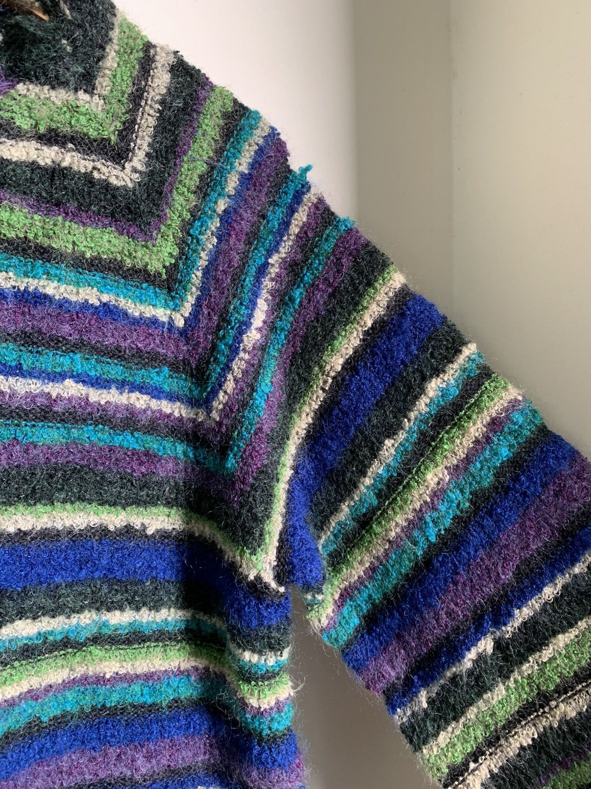 Designer × Missoni × Vintage Vintage 90s Missoni Wool Multicolour Knit Sweater Size M / US 6-8 / IT 42-44 - 6 Thumbnail