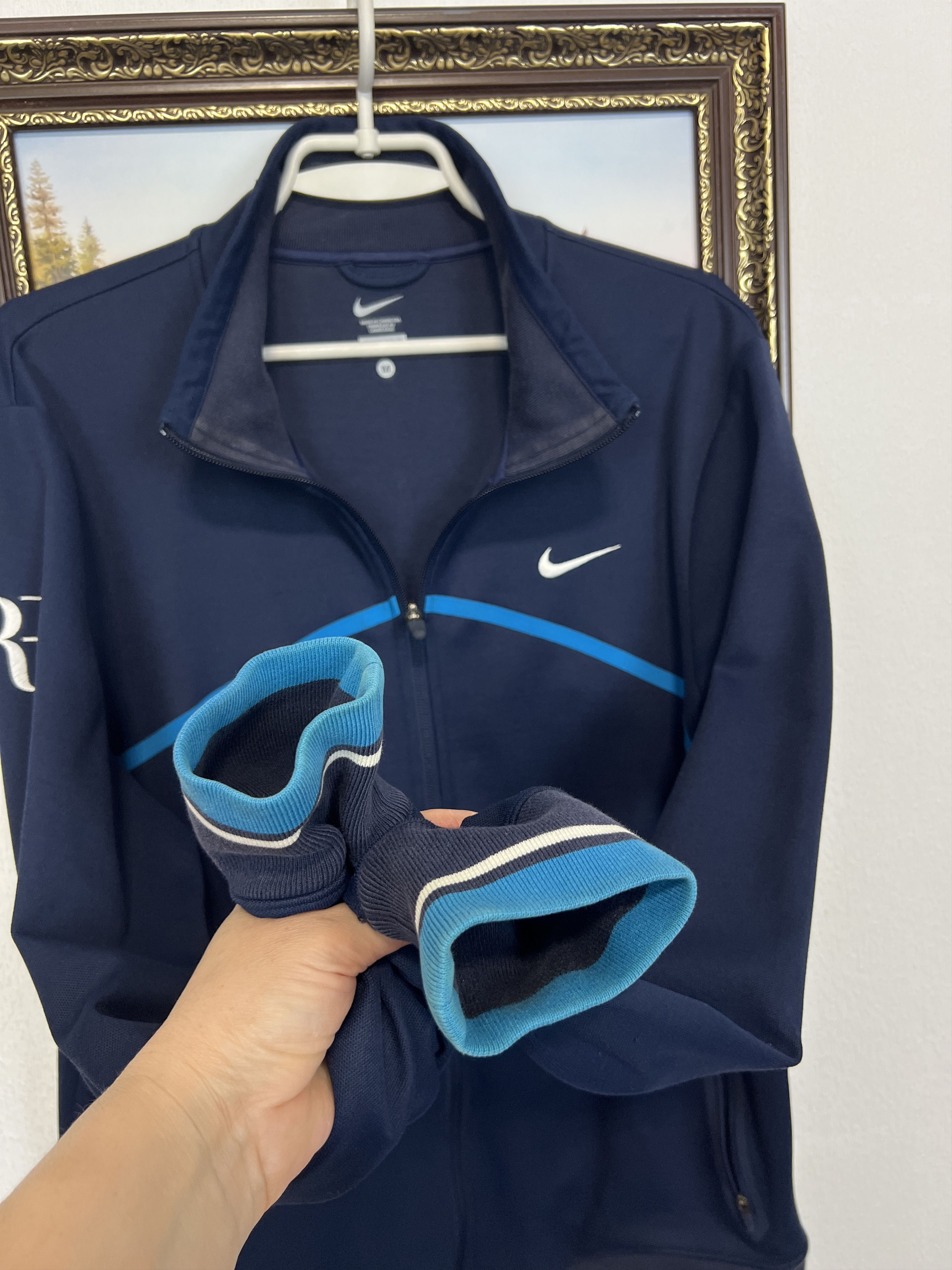 Nike Roger Federer RF 2011 ATP Finals Tennis Jacket Track Top Size US M / EU 48-50 / 2 - 8 Thumbnail