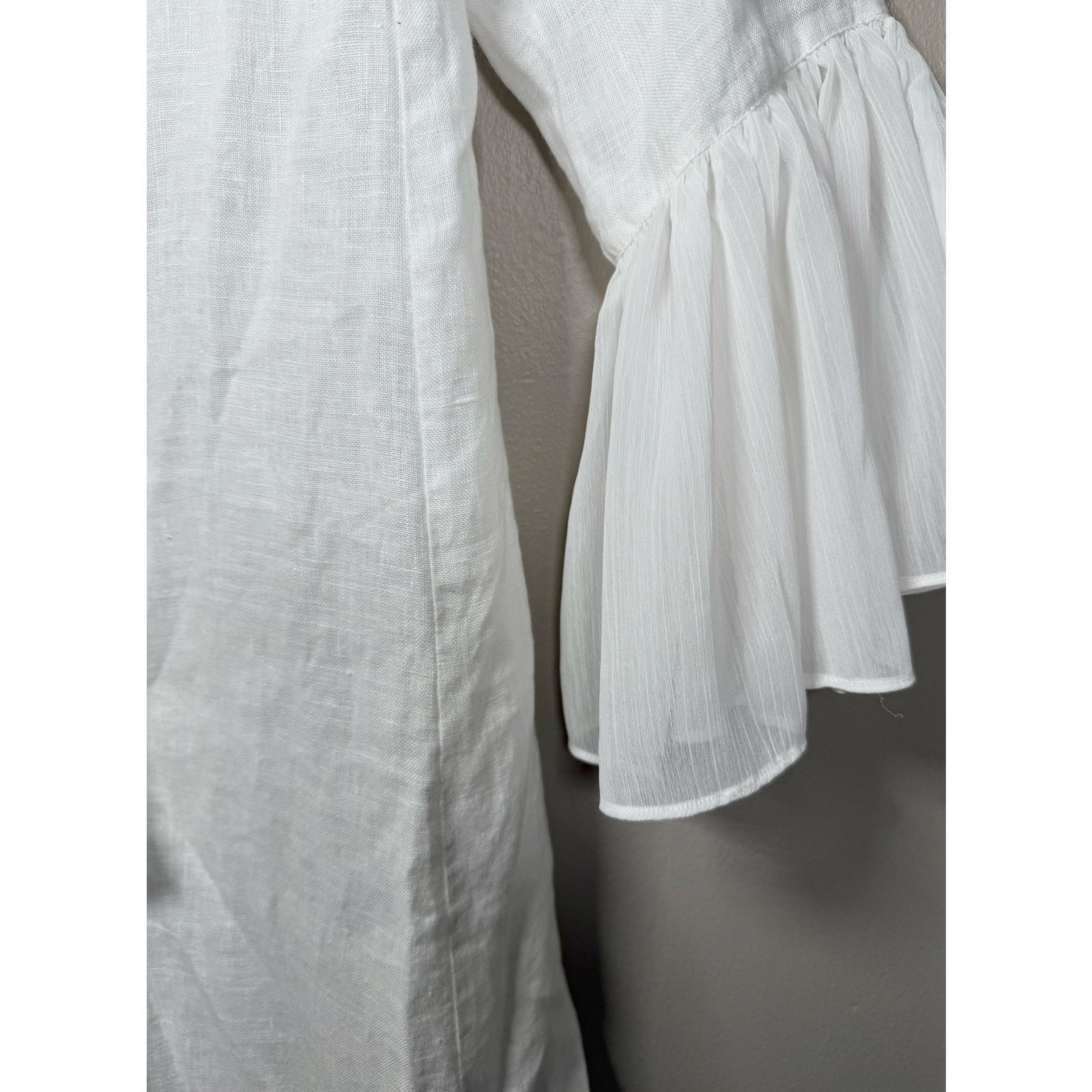 Designer Maia Bergman Linen Robe Coverup M $298 Size ONE SIZE - 11 Thumbnail