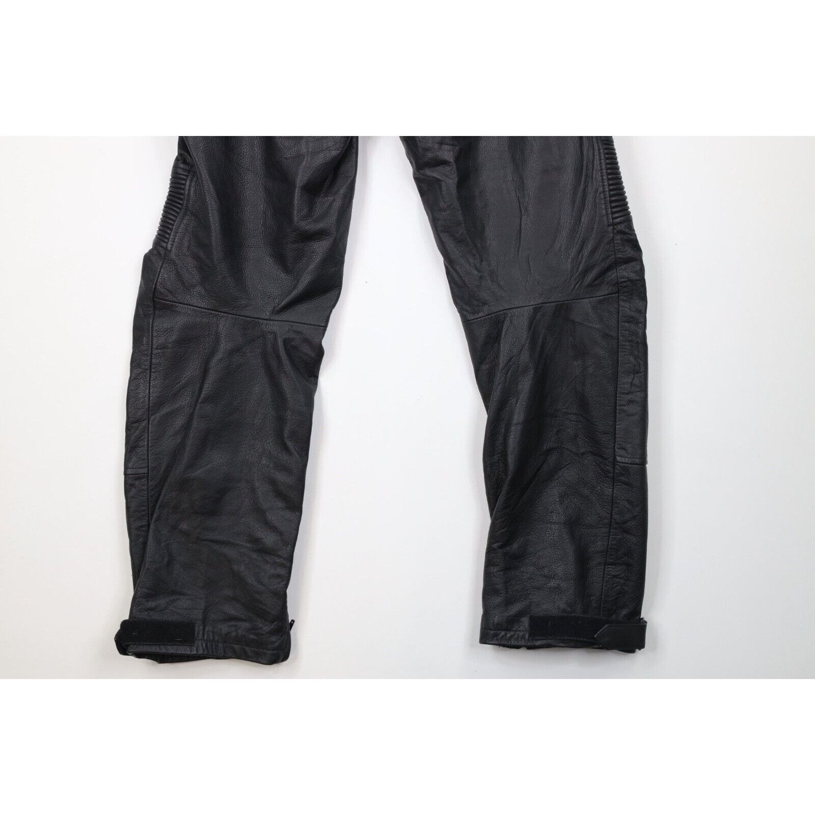 BMW × Vintage Vintage BMW Mens Distressed Leather Motorcycle Riding Pants Size US 34 / EU 50 - 15 Thumbnail