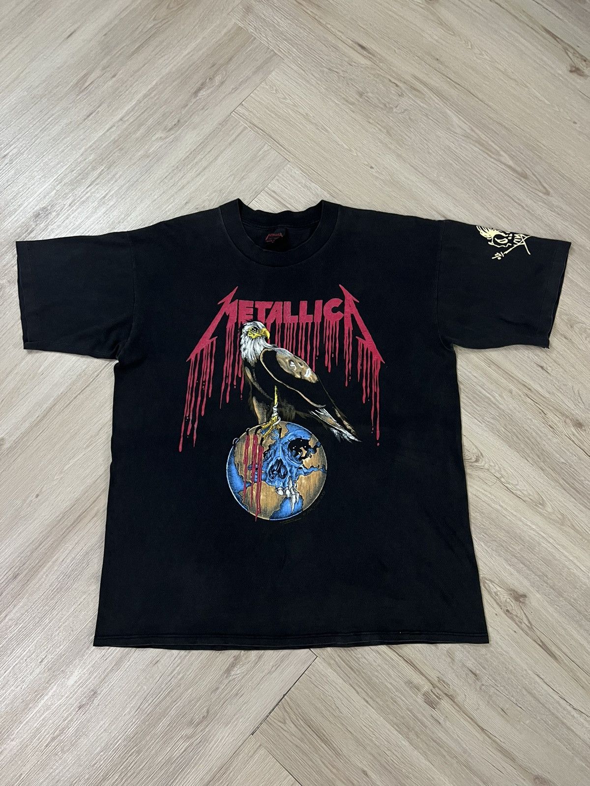 Metallica × Vintage Vintage Metallica Pushead Eagle 1993 1994 