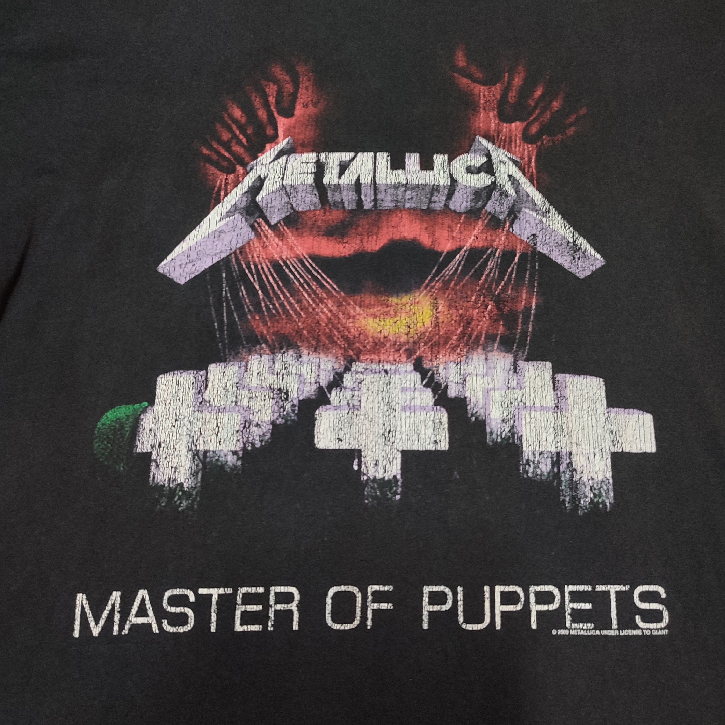 Giant × Metallica × Vintage 🔥Rare🔥Vintage 2000 Metallica Master Of Puppets T-shirt Size US XL / EU 56 / 4 - 3 Thumbnail