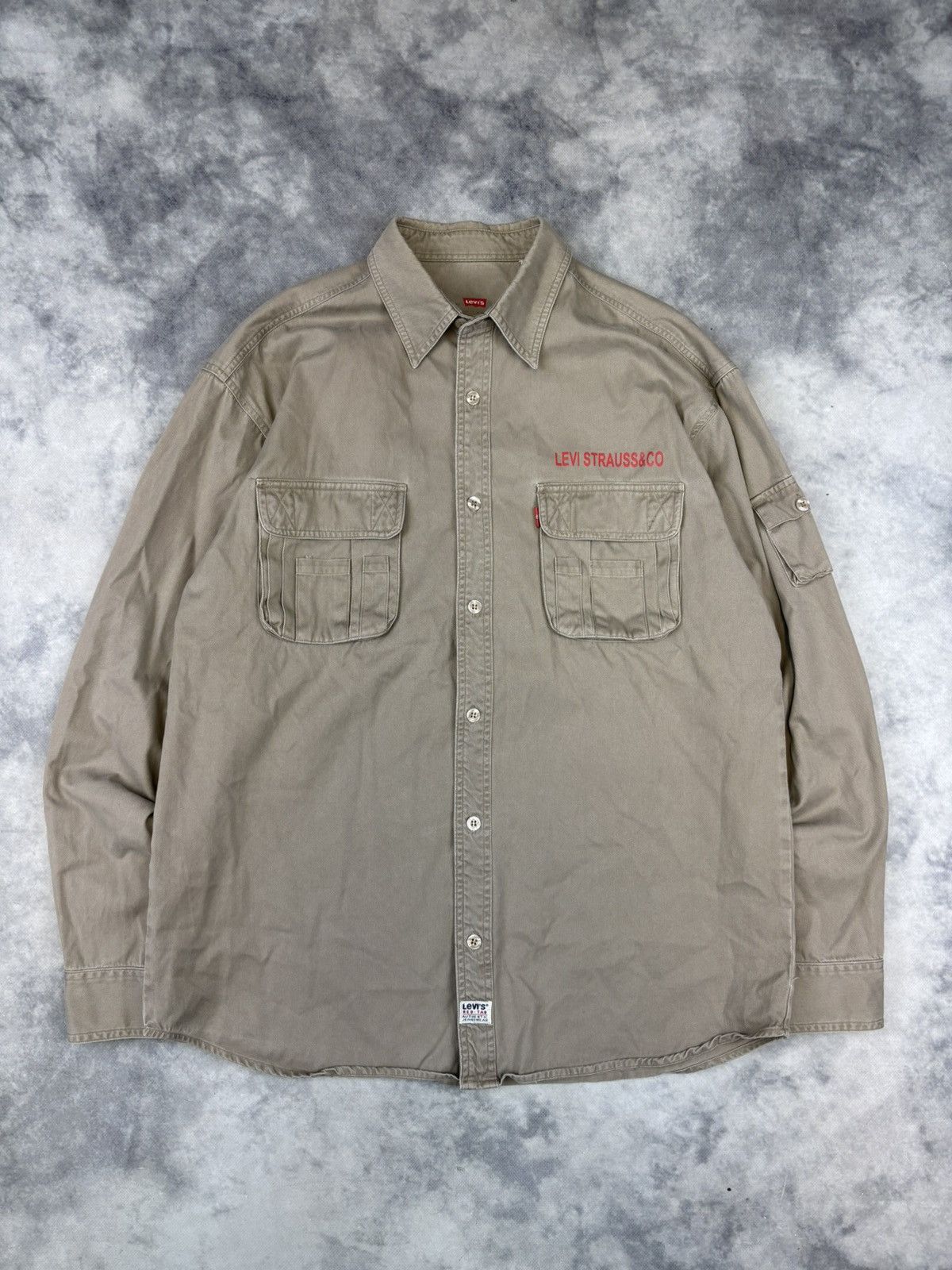 Levi's × Vintage Vintage Levis 2005 Shirt Jacket Workwear Oversize Streetwear Size US XL / EU 56 / 4 - 1 Thumbnail