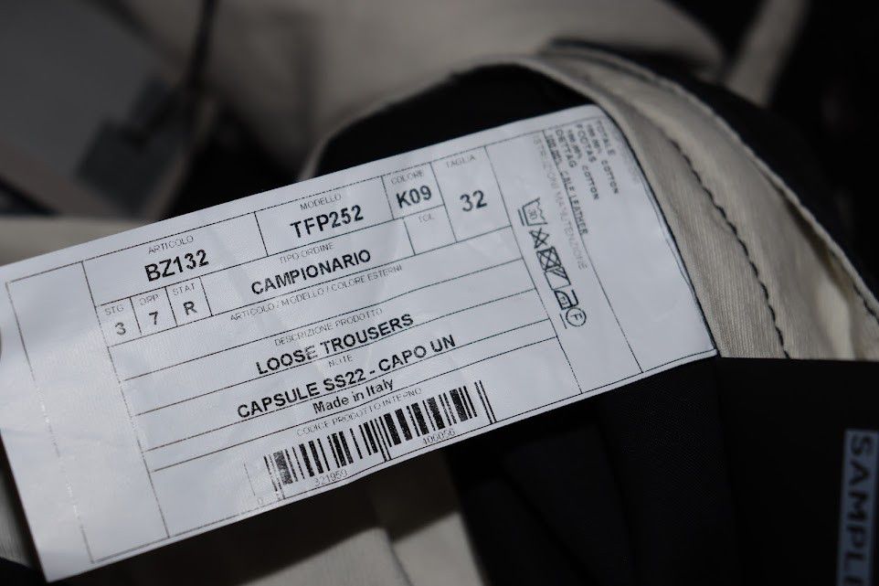 Tom Ford o1rshd1 Campionario Loose Trousers / Pants in Black Size US 32 / EU 48 - 10 Thumbnail