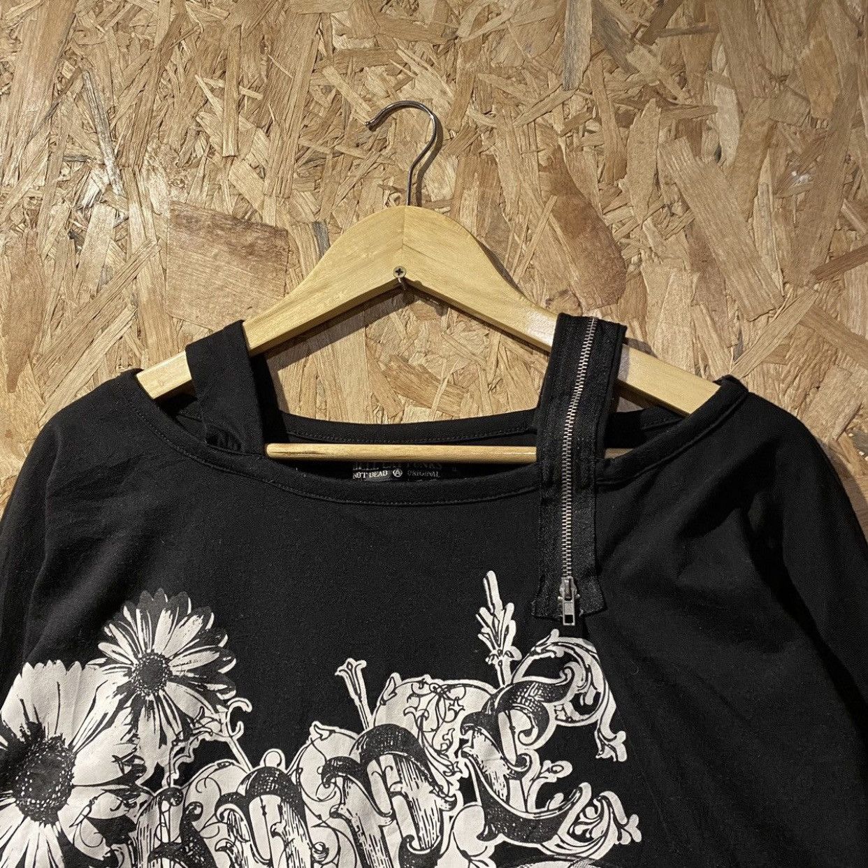 If Six Was Nine × Japanese Brand × Le Grande Bleu (L.G.B.) Hell cat punks skull “Gope” Long sleeve shirt Size US L / EU 52-54 / 3 - 4 Thumbnail