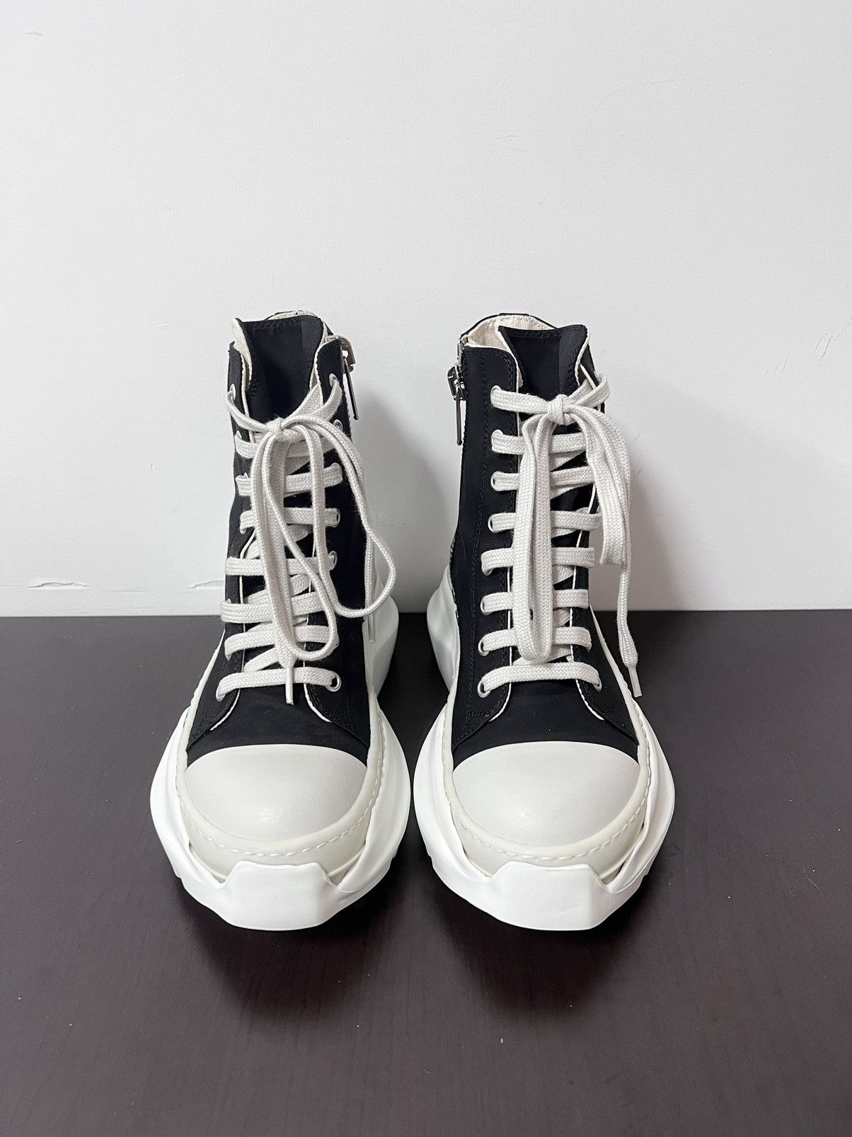 Rick Owens Drkshdw RICK OWENS DRKSHDW ABSTRACT RAMONES HIGH TOP SNEAKERS SZ35 Size US 5 / IT 35 - 3 Thumbnail