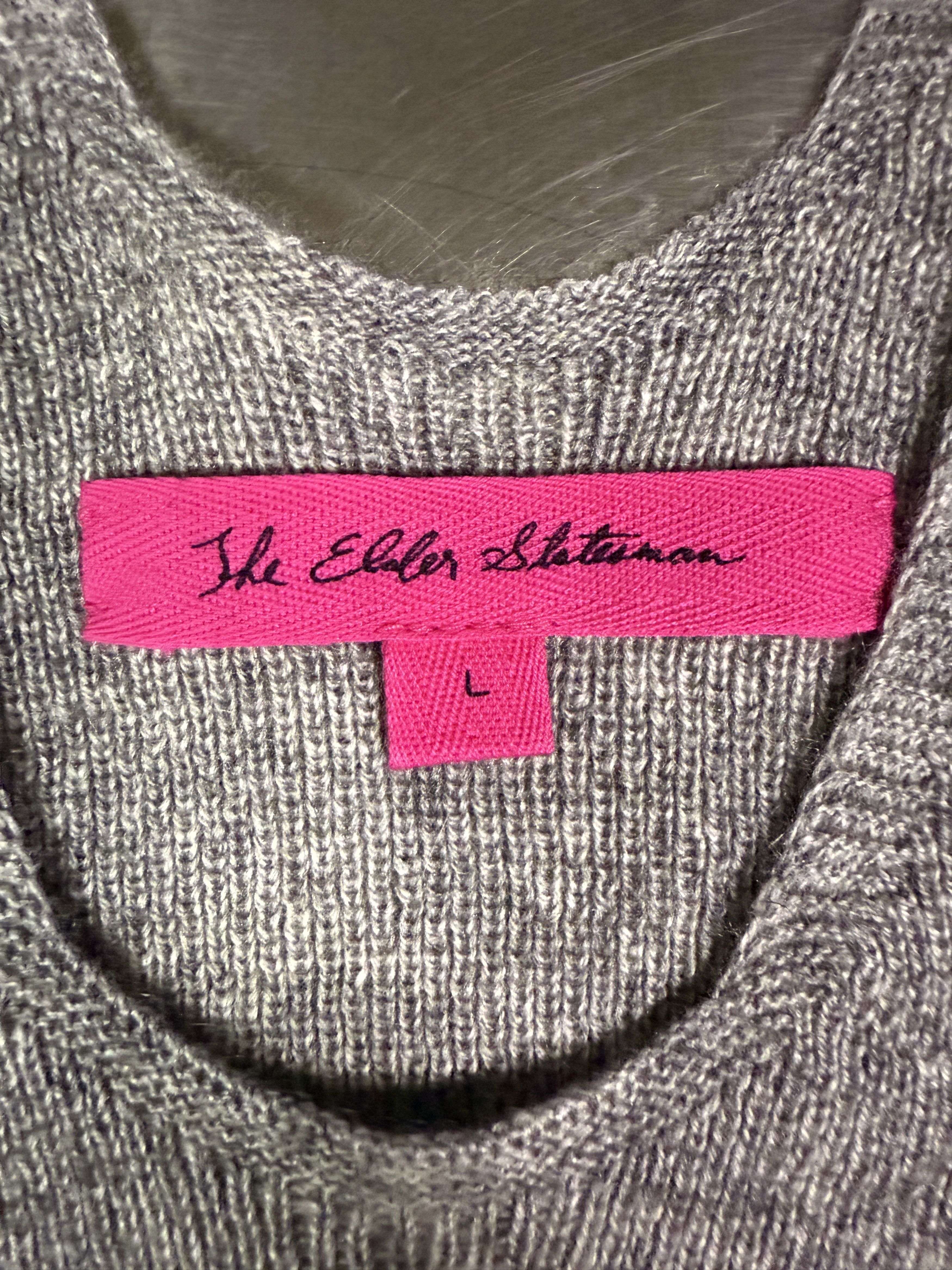 The Elder Statesman $395 The Elder Statesman Delicash Light Grey Tank Top Size L / US 10 / IT 46 - 9 Thumbnail