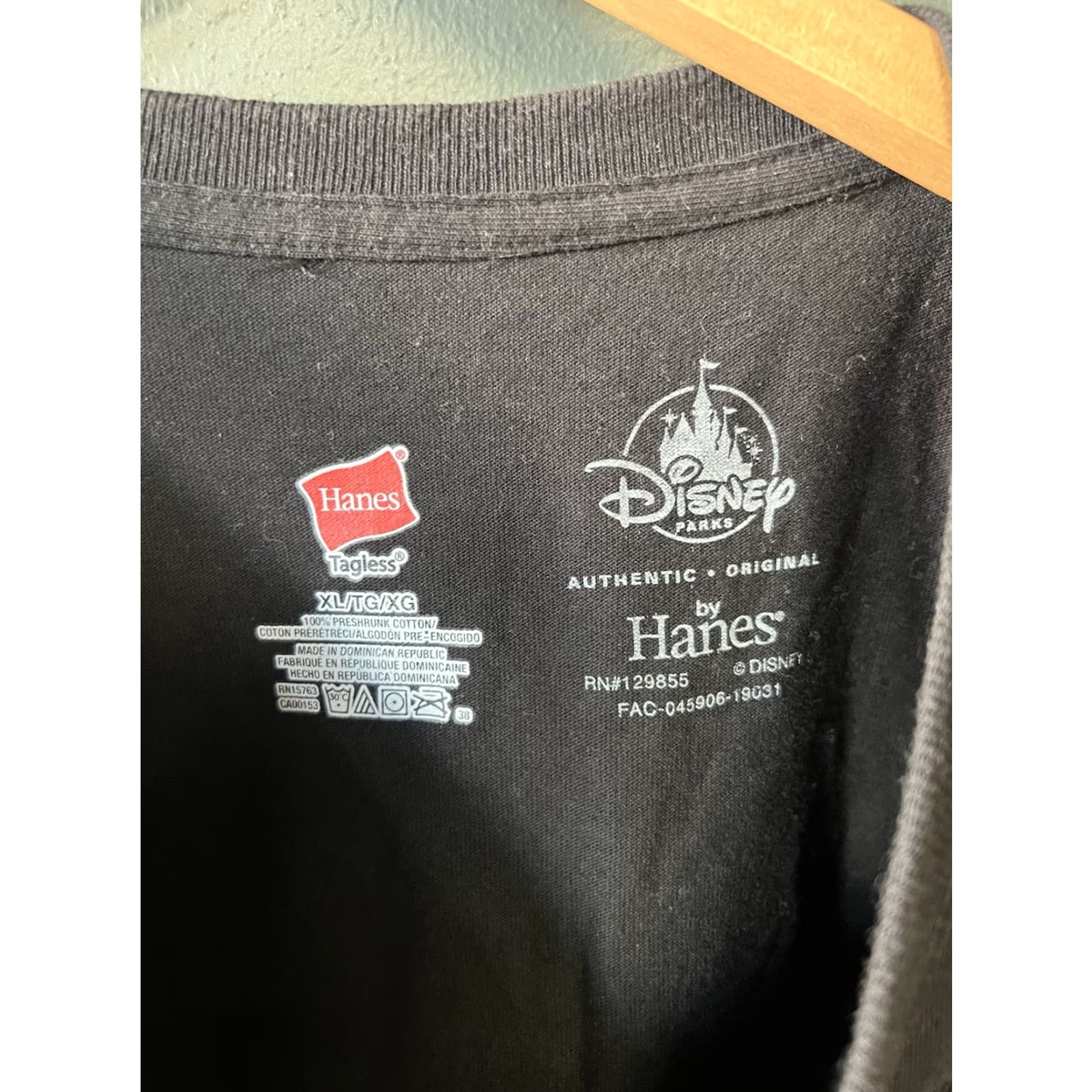 Disney Disney Parks Disneyland Mickey Mouse Adult Black T-shirt XL Short Sleeve Size US XL / EU 56 / 4 - 3 Thumbnail