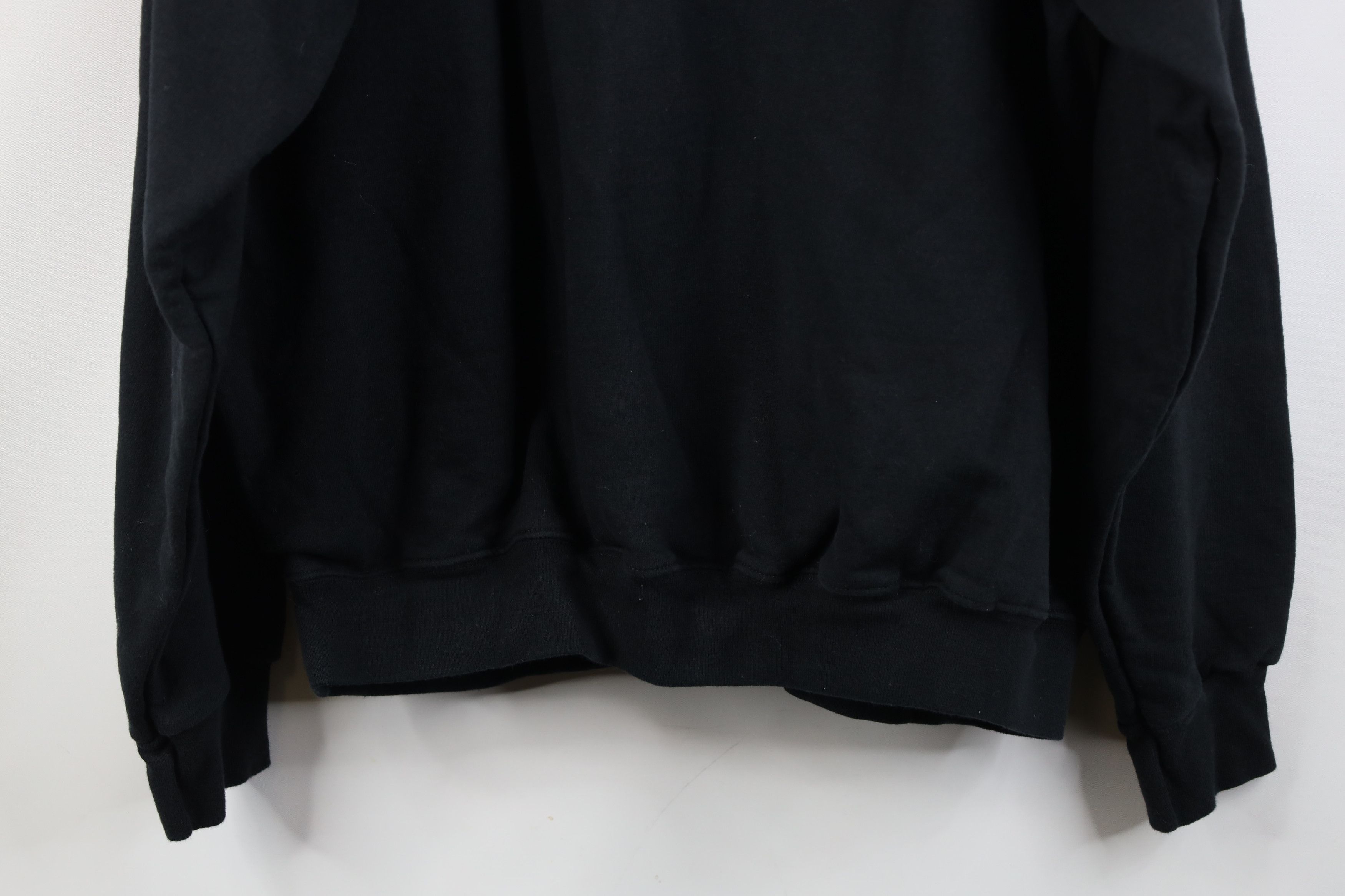 Vintage Vintage 90s Borealis Christmas Santa Claus Sweatshirt Black Size L / US 10 / IT 46 - 14 Thumbnail
