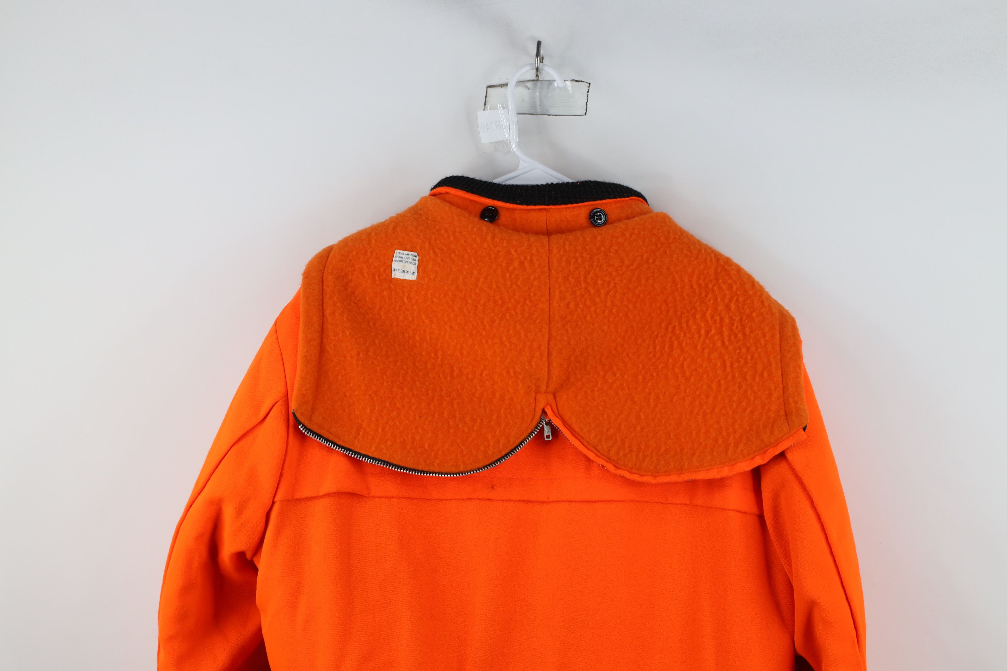 Vintage Vintage 70s Streetwear Hunting Birding Jacket Orange USA Size US XXL / EU 58 / 5 - 15 Thumbnail