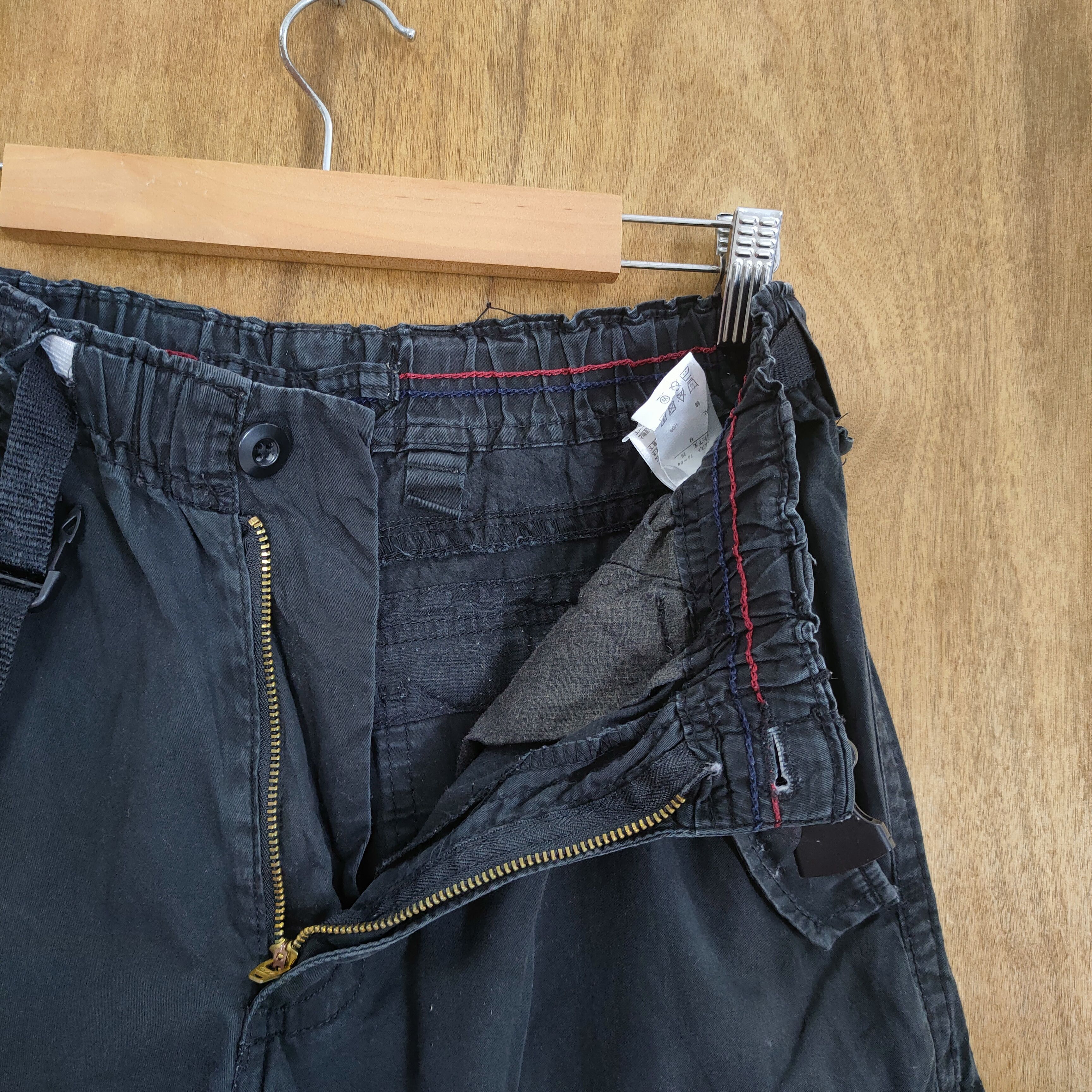 Japanese Brand JAPANESE BRAND FADED BLACK CARGO PANTS Size US 26 / EU 42 - 9 Thumbnail