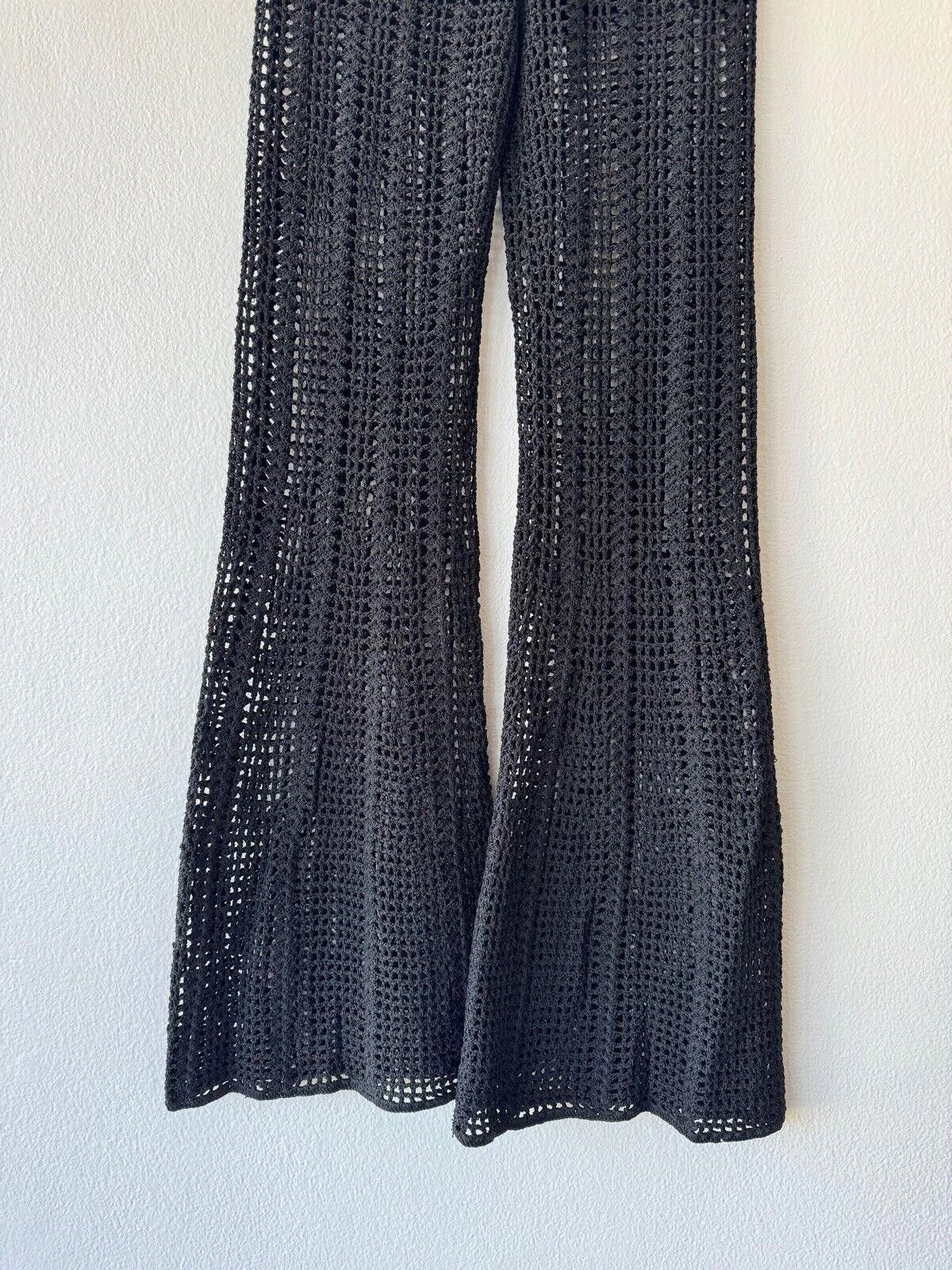 Dion Lee New dion lee knit pinnacle crochet pant black extra small 6 Size 26" / US 2 / IT 38 - 4 Thumbnail